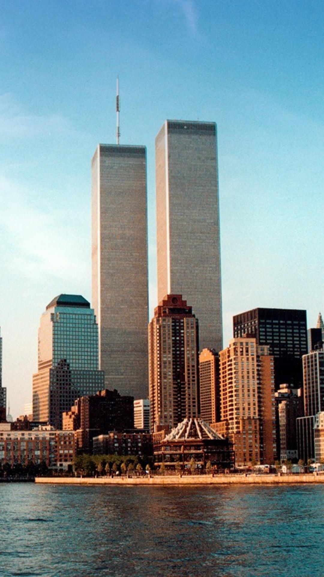 Cityscapes world trade center new york city 1996 wallpaper