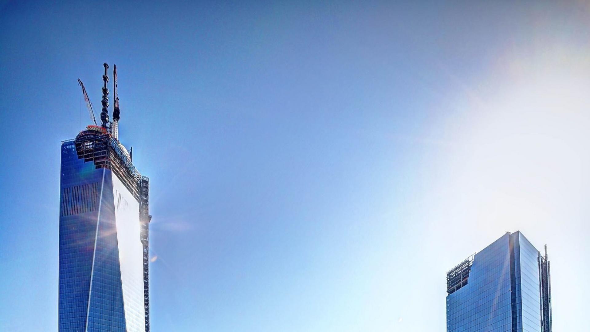 Skyscrapers freedom tower one world trade center wallpaper