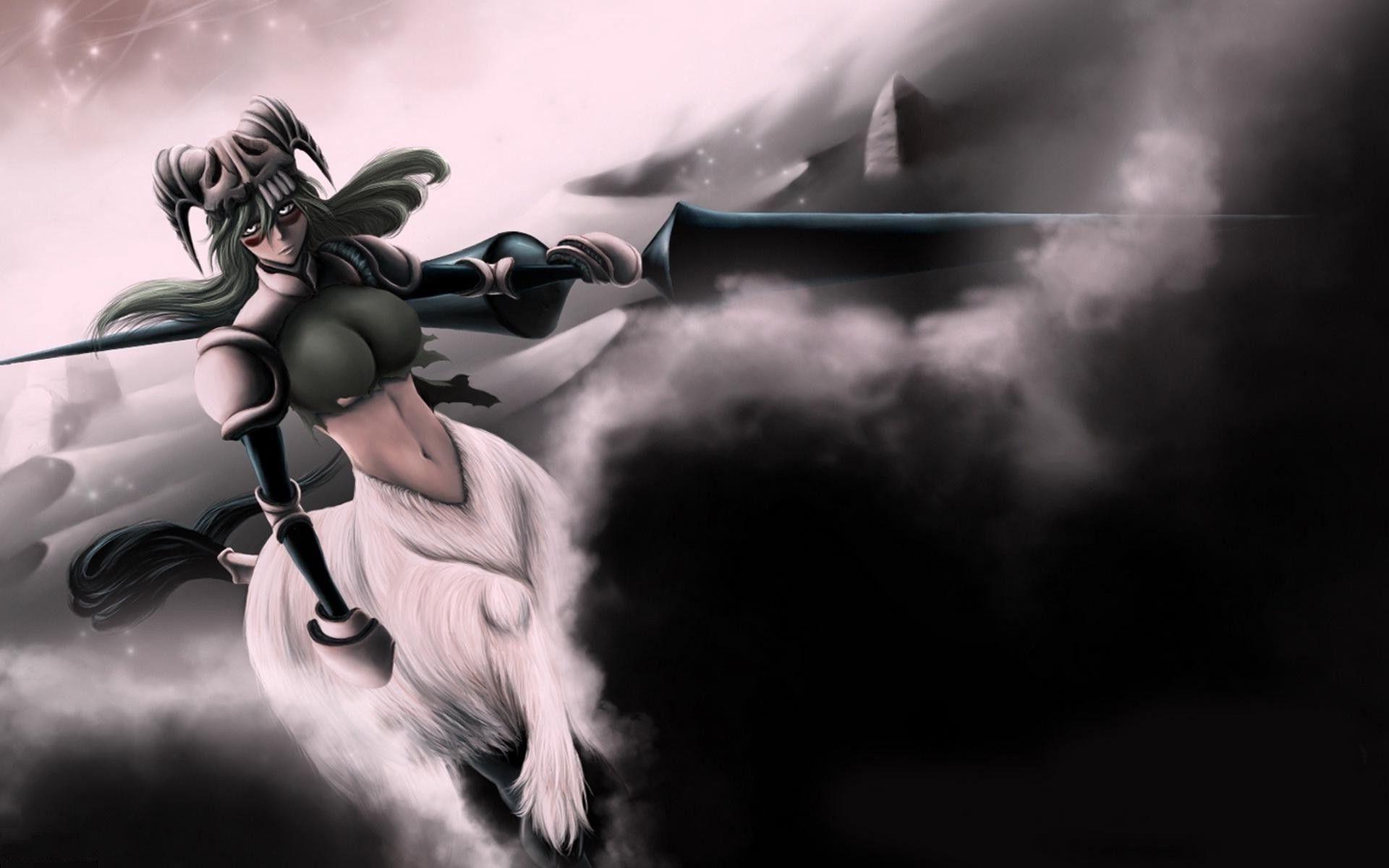 Bleach, Nelliel Tu Odelschwanck, Espada, Centaurs, Green Hair