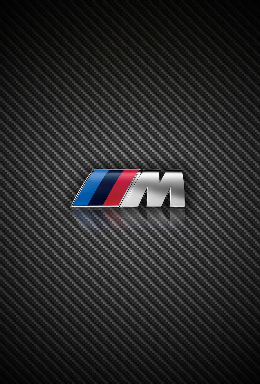 Carbon Fiber BMW and M Power iPhone wallpaper for iOS 7 parallax