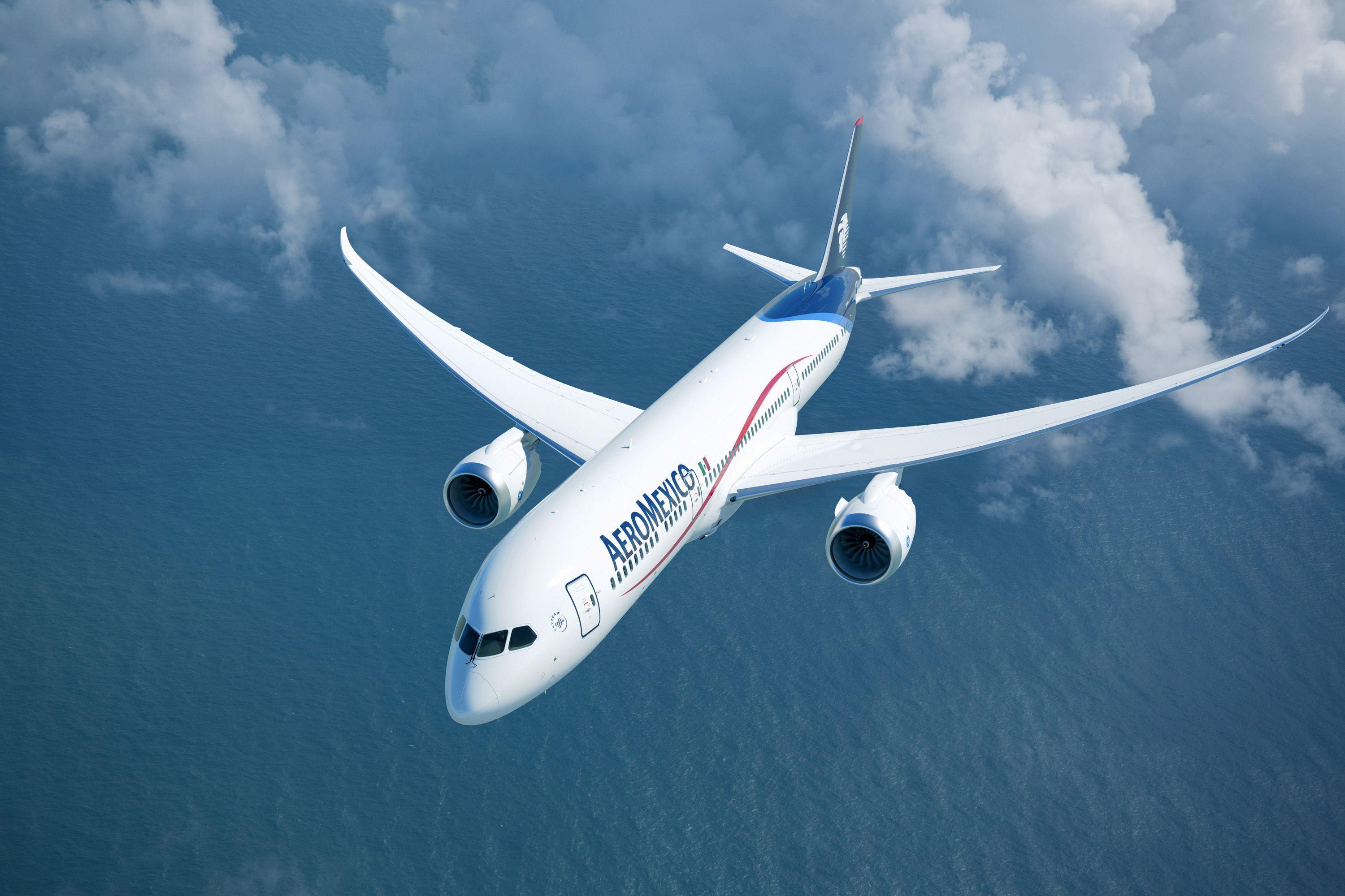 Boeing 787 Dreamliner, Aero Mexico. Aircraft. Boeing