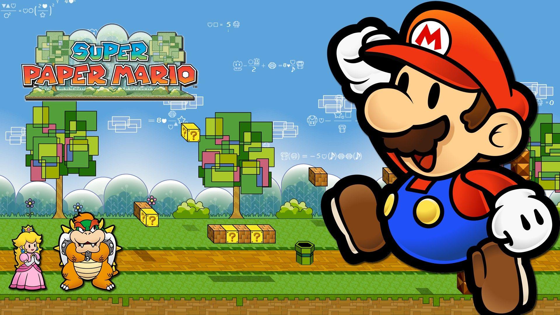 Super Paper Mario Full HD Wallpaper and Background Imagex1080