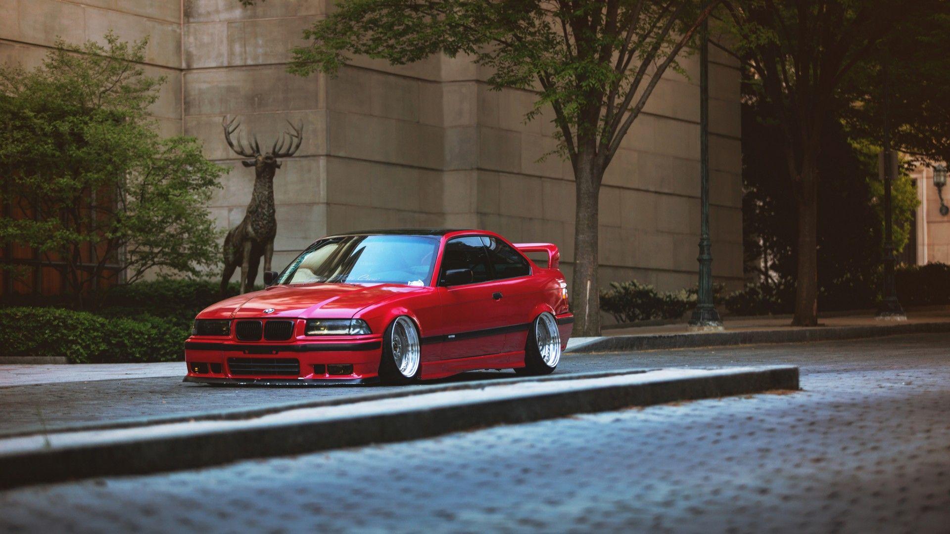 Red BMW E36 Tuning Wallpaper /red Bmw