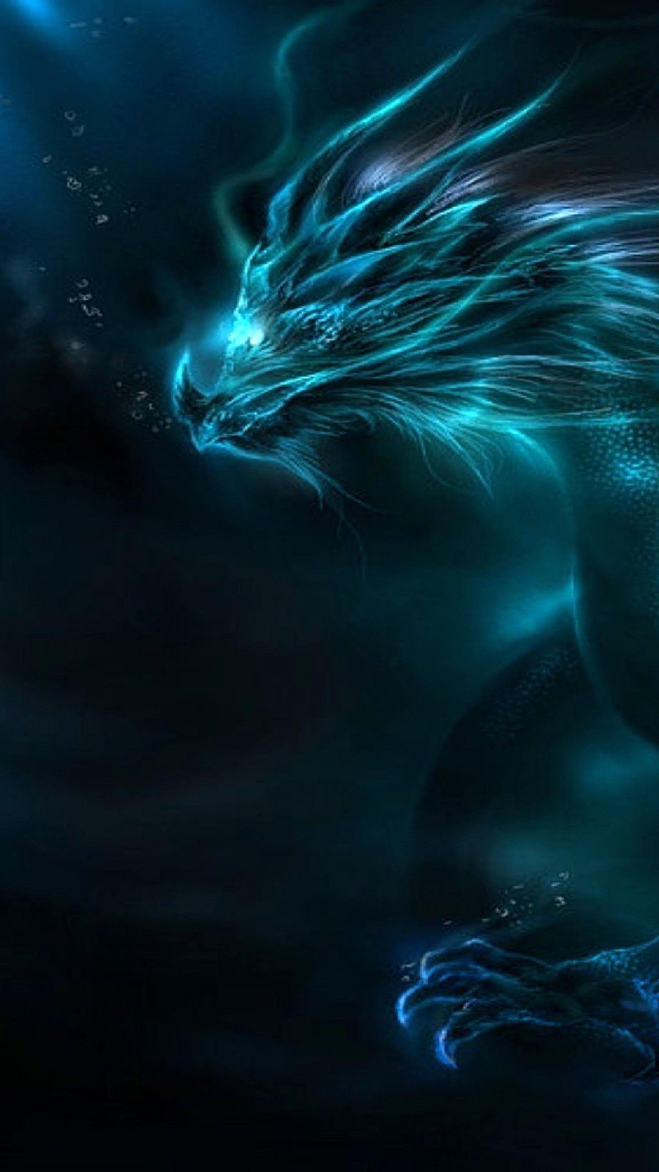 Dragon iPhone Wallpaper HD Image Blue Of Computer