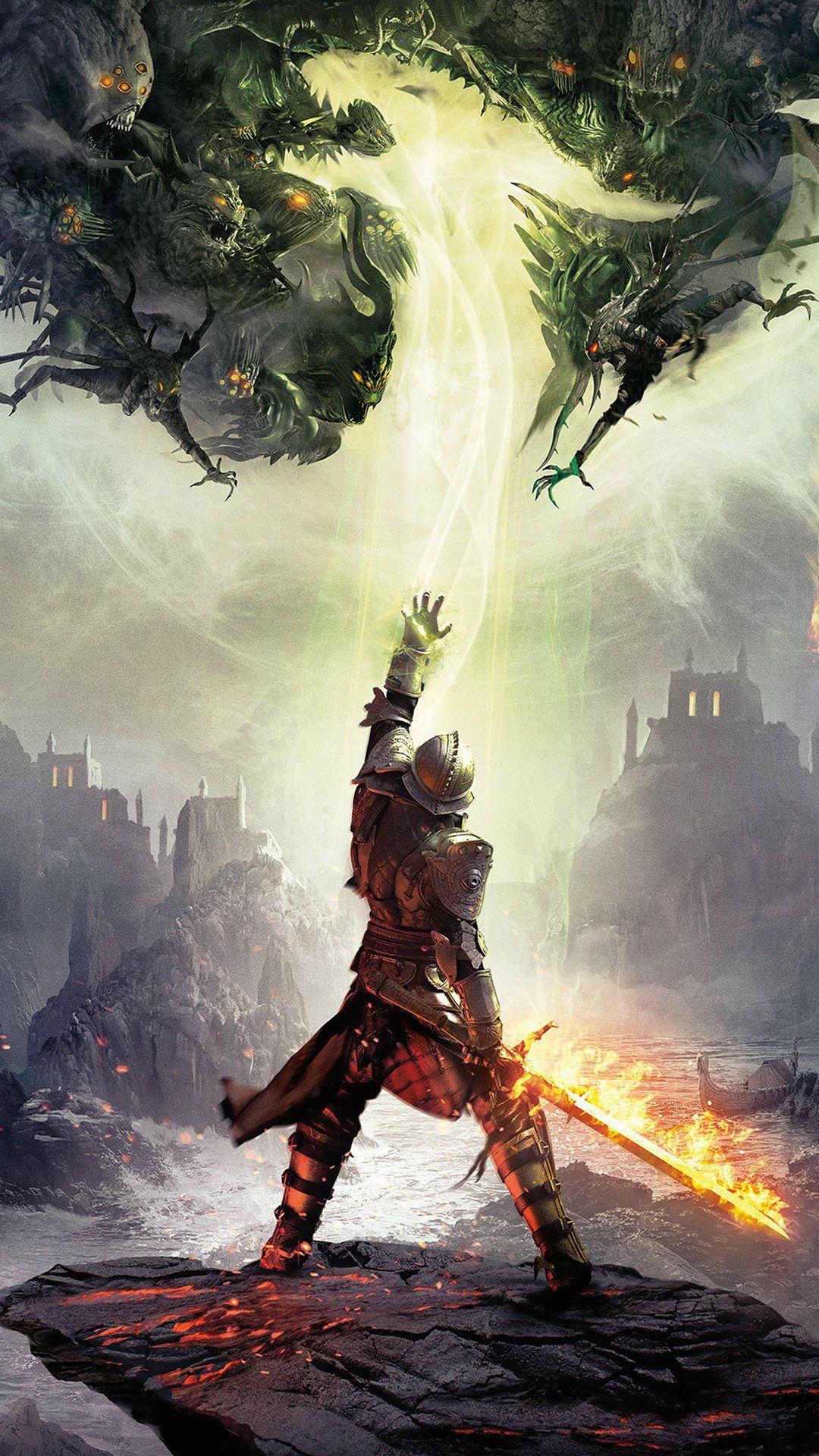 Dragon Age Inquisition Game Illust Art #iPhone #wallpaper