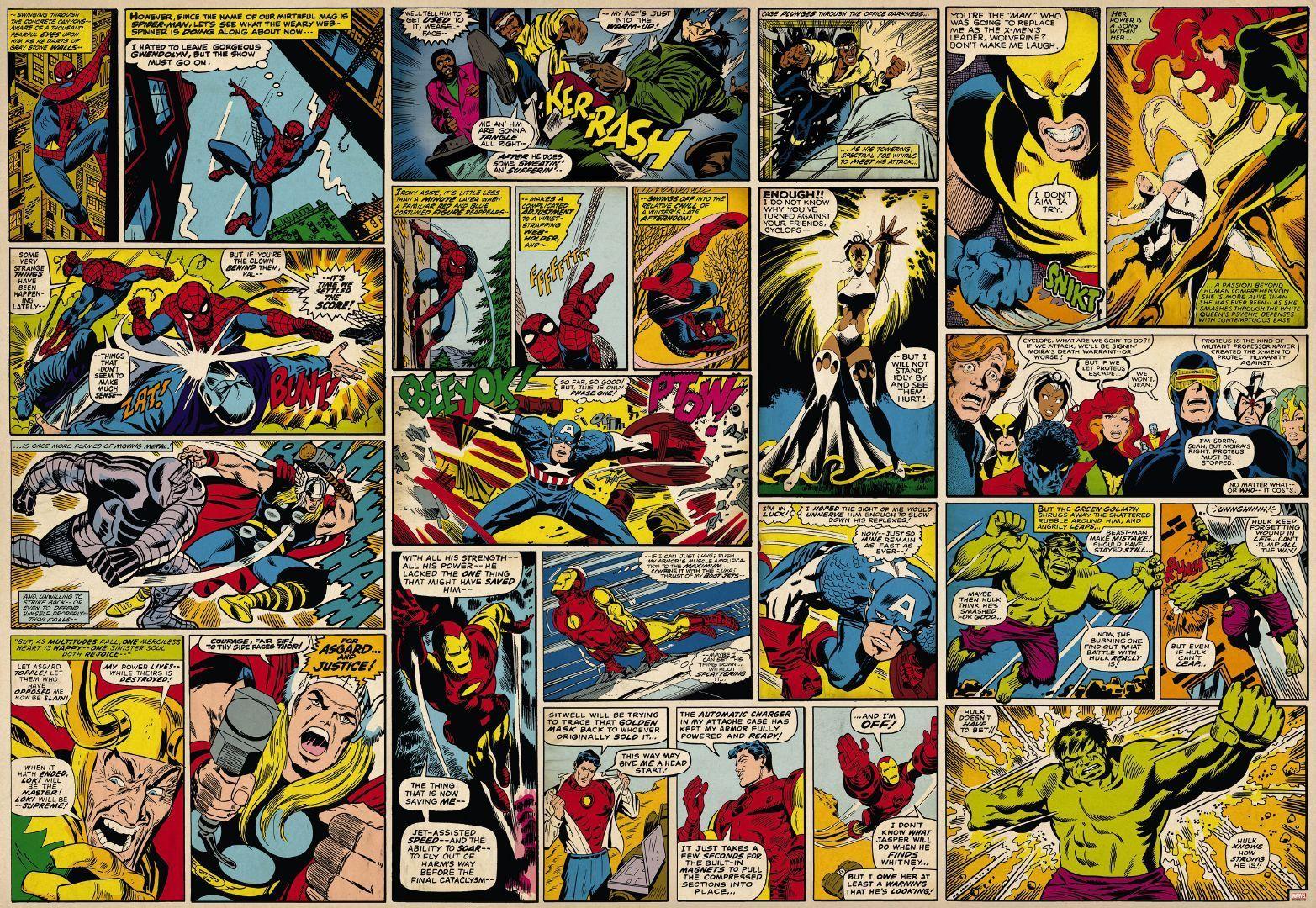 Vintage Marvel Comics Wallpapers - Wallpaper Cave