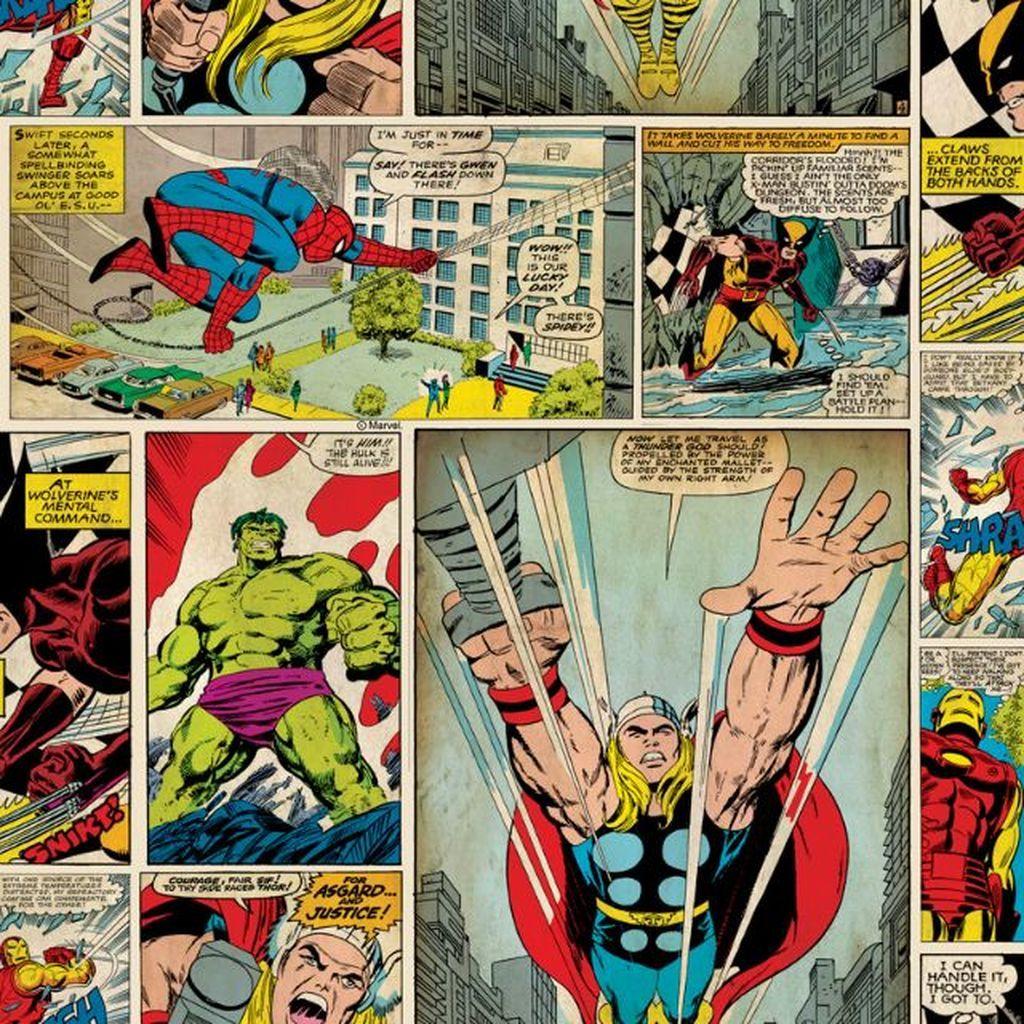 Marvel Comic Strip Wallpaper. Graham & Brown