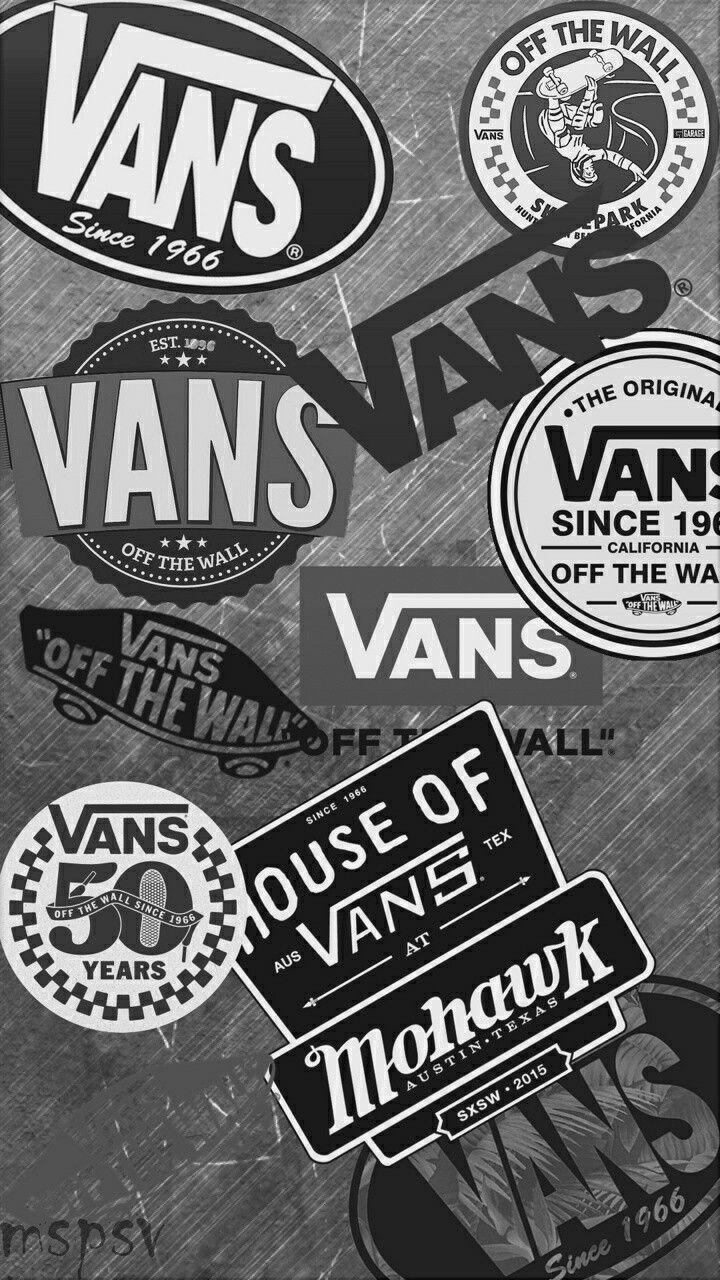 vans black and white wallpaper