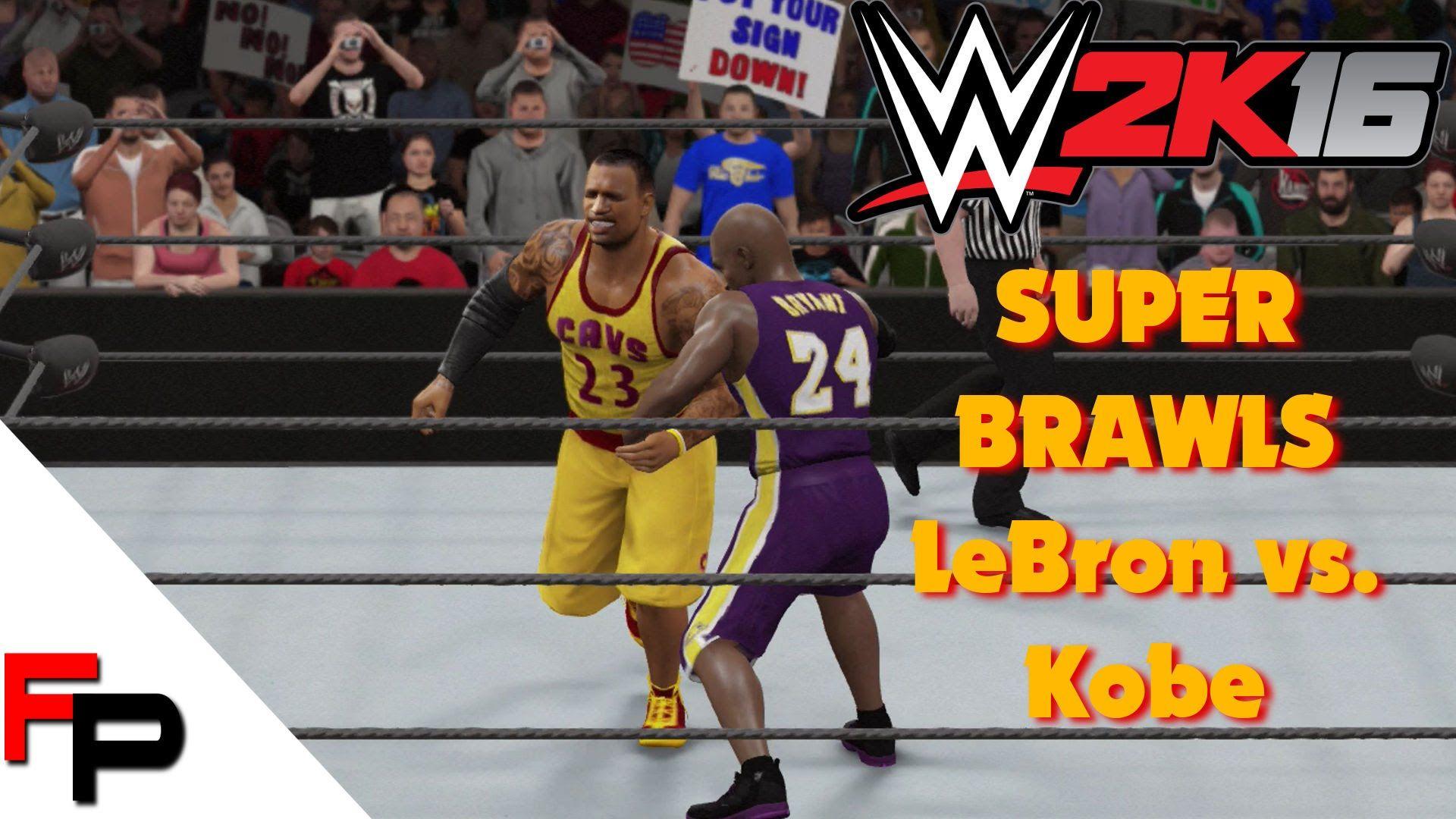 LeBron James vs. Kobe Bryant Grudge Match 2K16 SuperBrawls