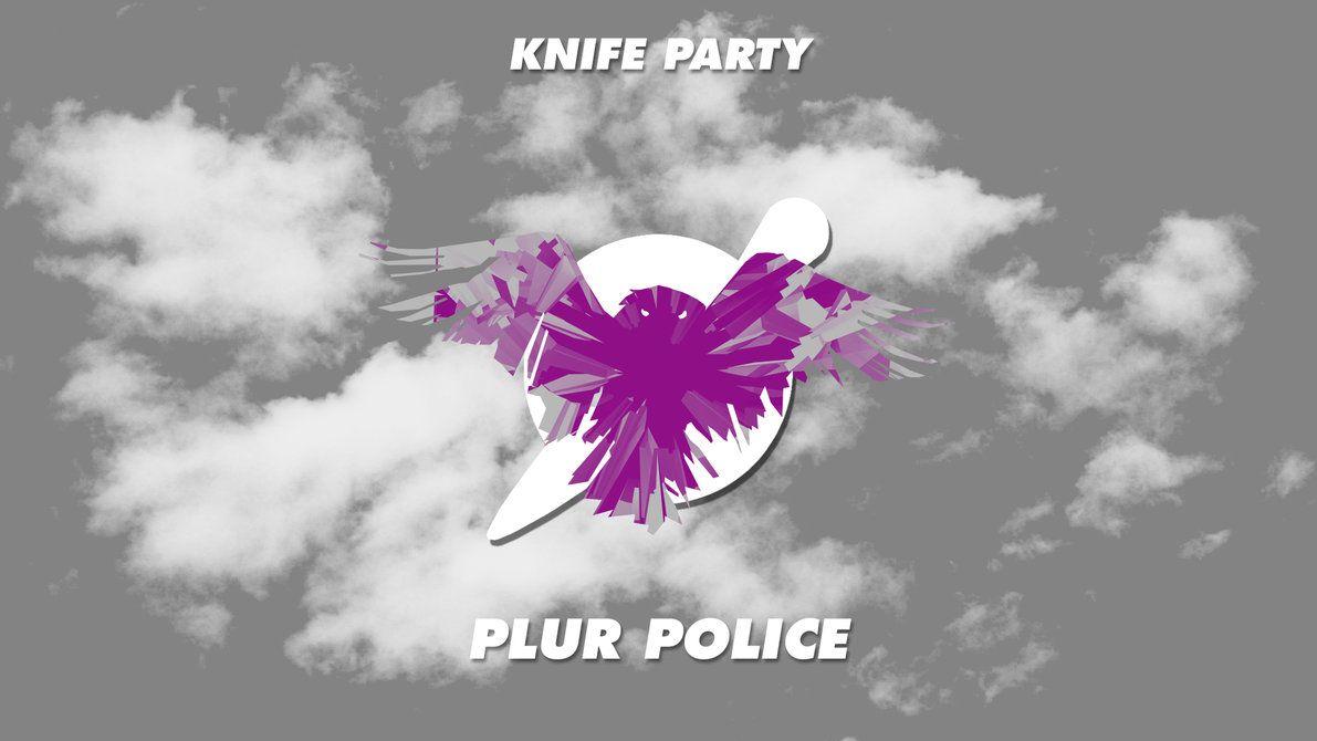 Knife Party Trigger Warning PLUR Police Wallpaper