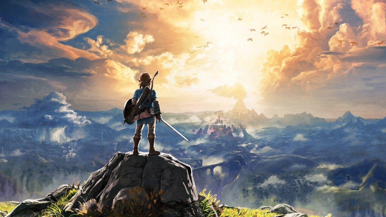 Wallpaper The Legend of Zelda: Breath of the Wild, Nintendo Switch