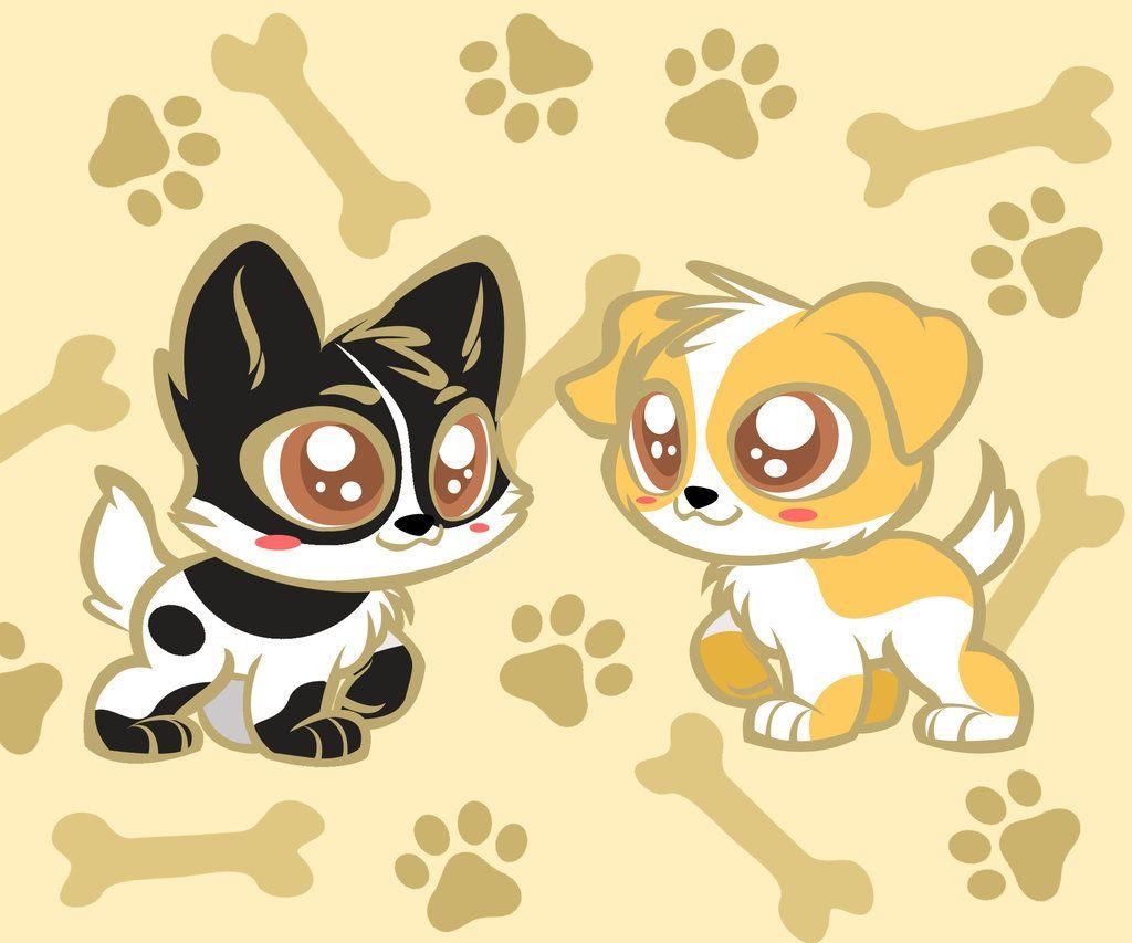 chibi dogs