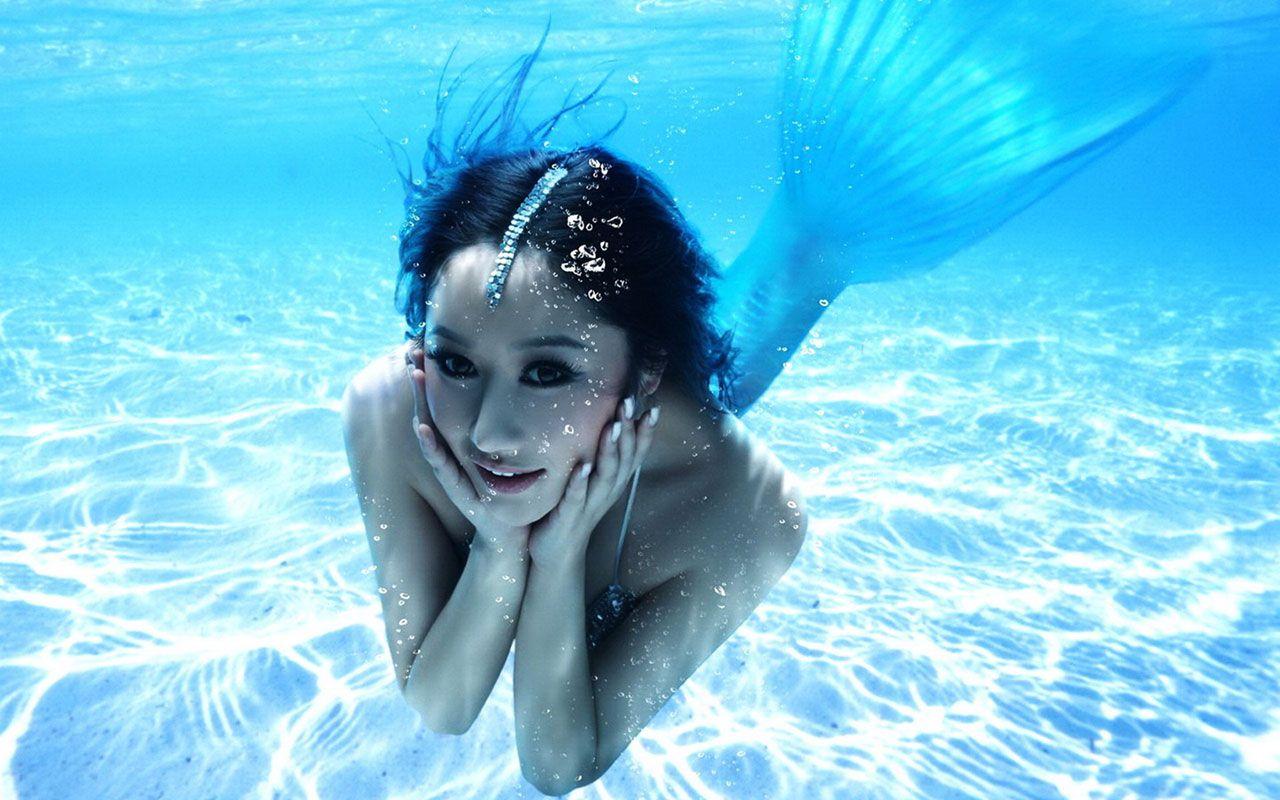 A mysterious mermaid HD widescreen wallpaper 3 － Fantasy Wallpaper