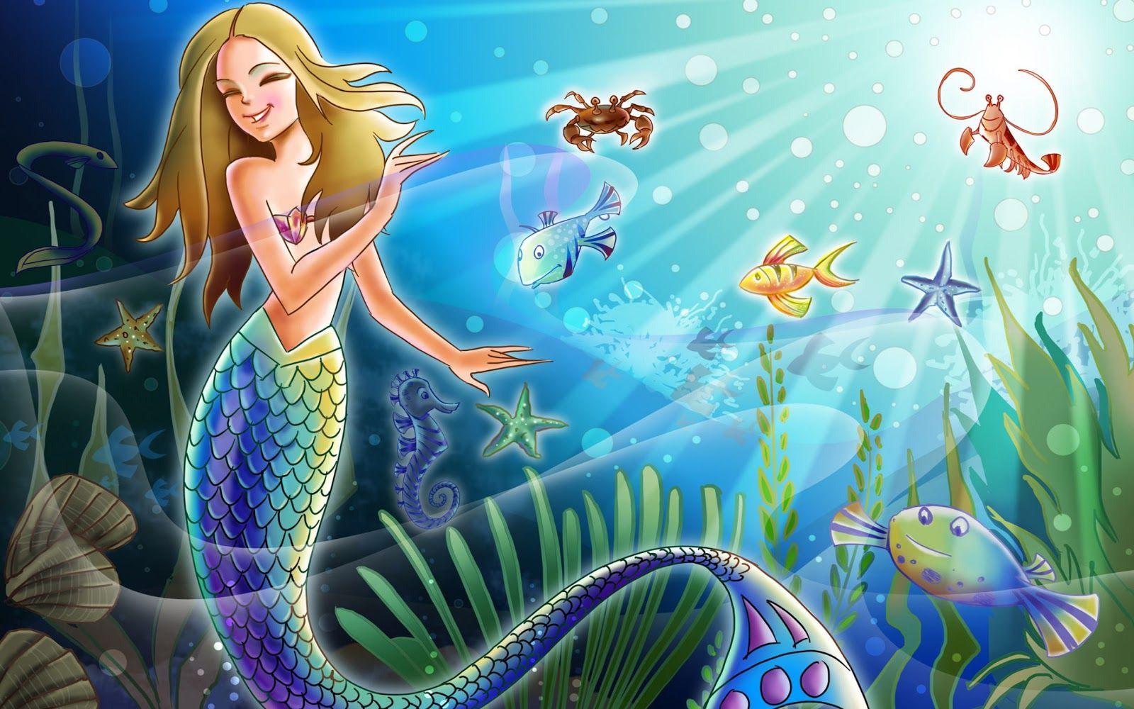 3d Mermaid Wallpapers - Wallpaper Cave