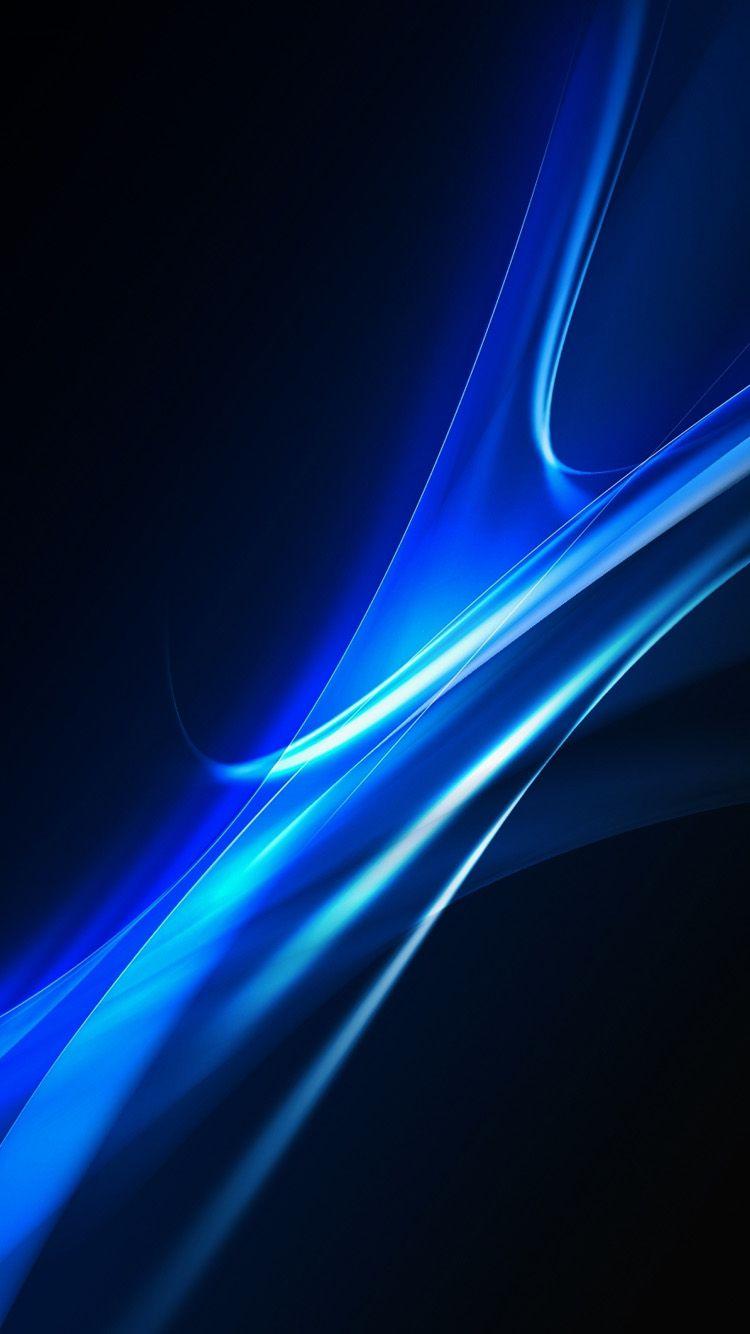 Blue and Black iPhone Background for iPhone 7 Wallpaper. HD