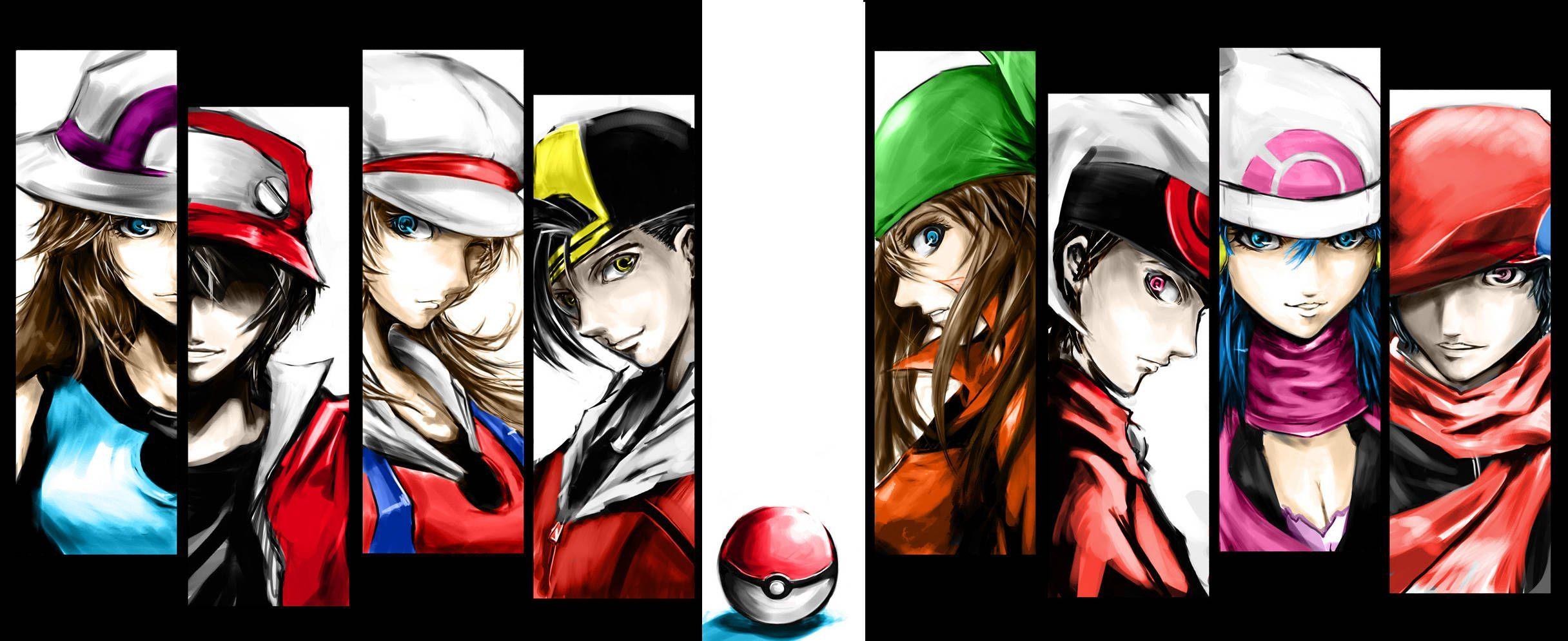 Pokemon trainer red Wallpapers Download