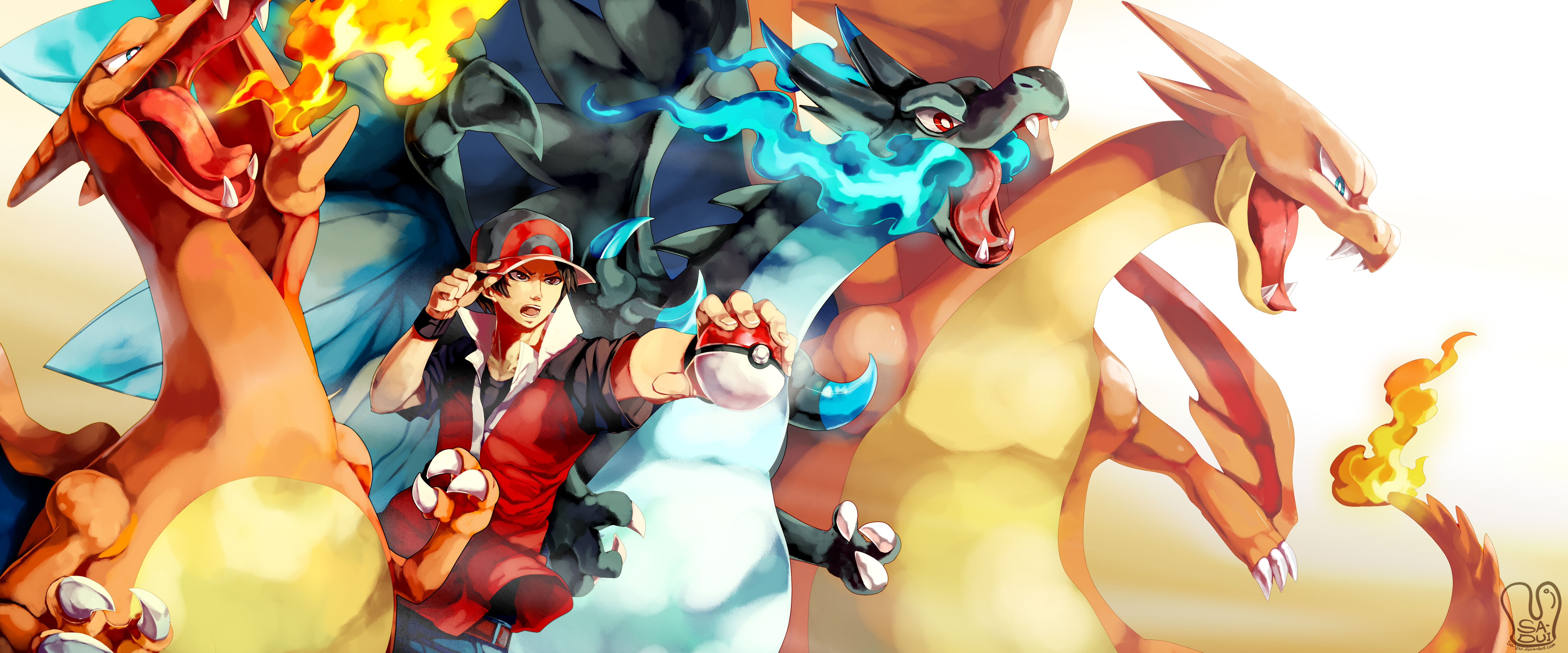 Pokemon Red Wallpaper by Roxxas21 on DeviantArt