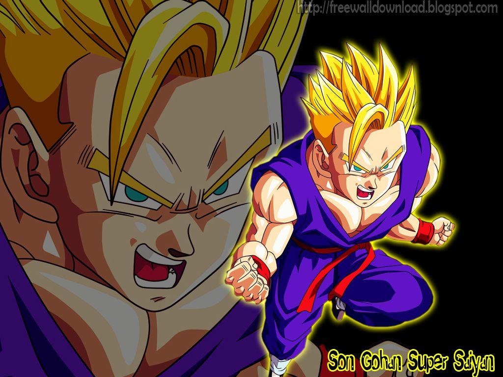 Free Wallpaper Download: Son Gohan Super Saiyan Wallpaper