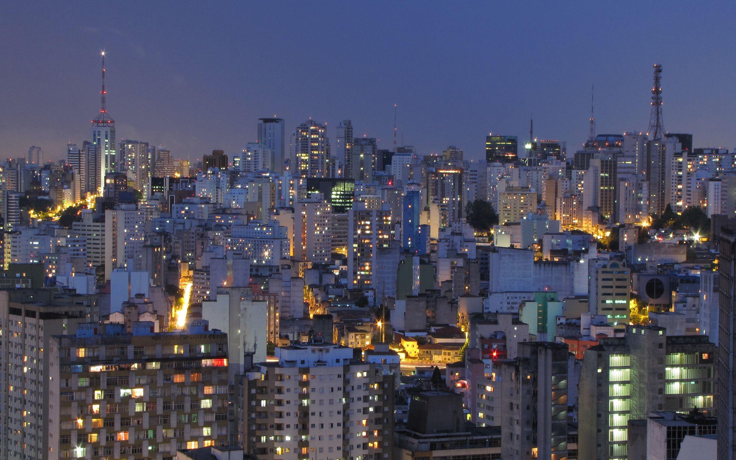 brazil sao paulo. Sao Paulo, Night view, Brazil. America's