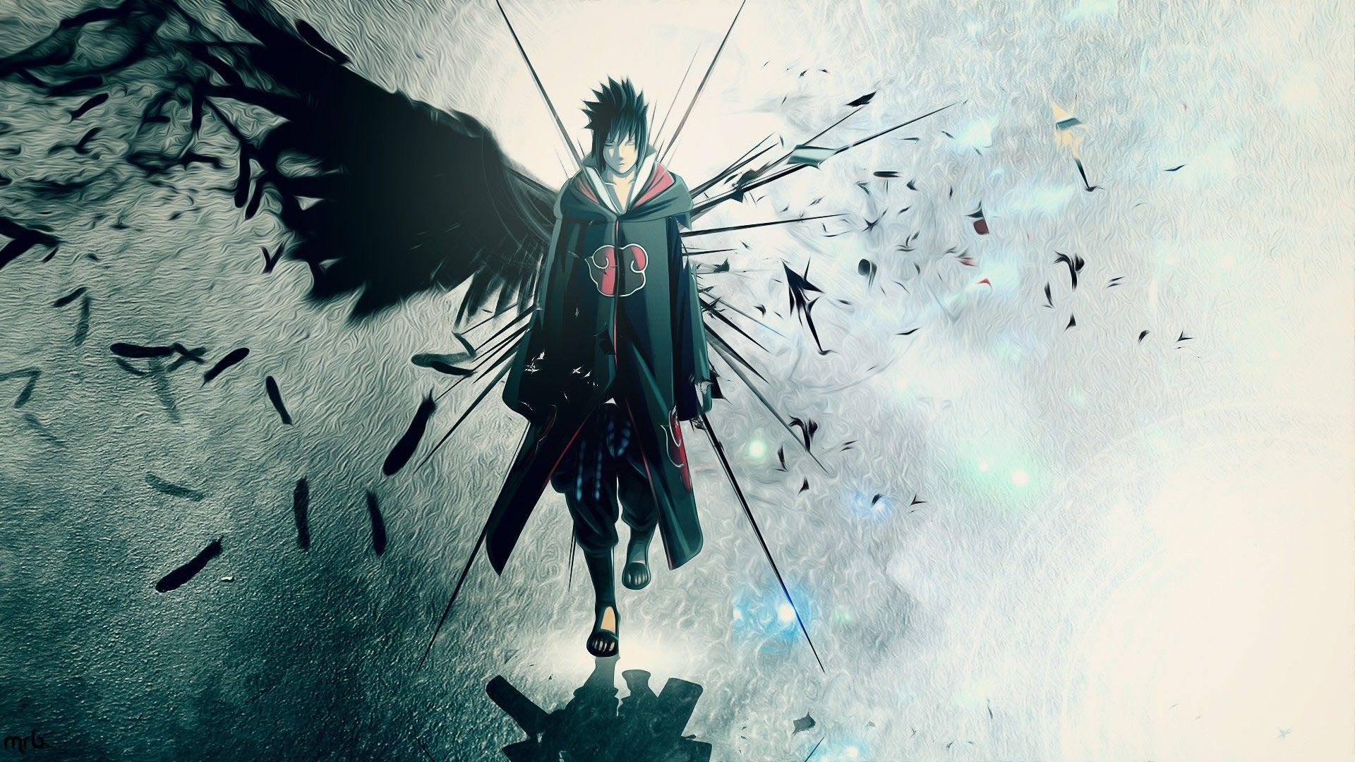 Uchiha Sasuke Dark Wing Naruto Shippuden Wallpaper. Anime Wallpaper