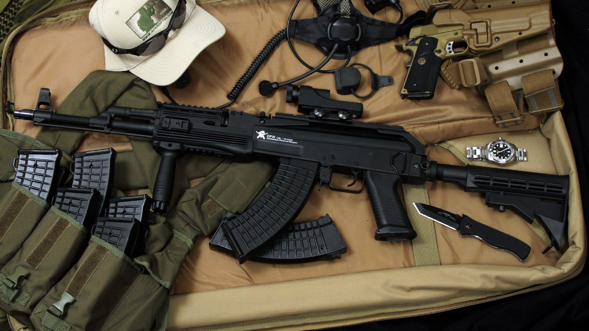 guns, weapons, airsoft gun, airsoft, tactical, ak- ak 47