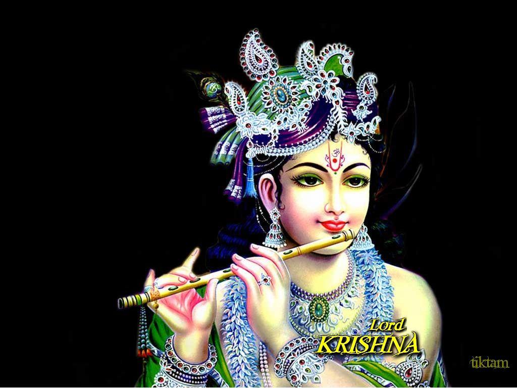 Lord Krishna 3D Images In Black ...