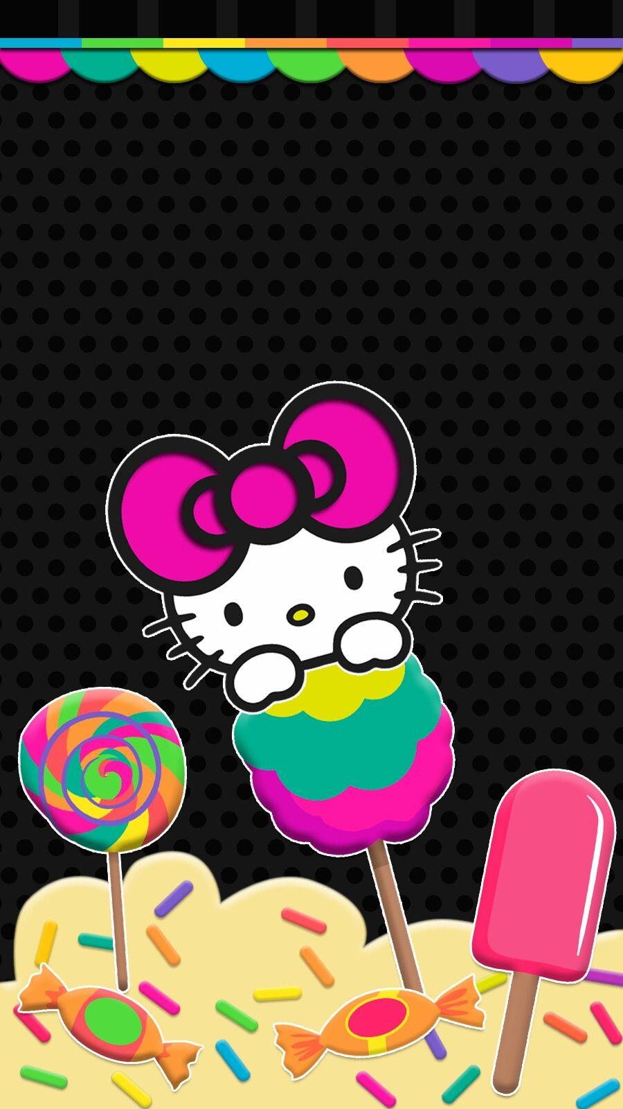 hello kitty #candy #wallpaper #iphone #android #theme #colorful