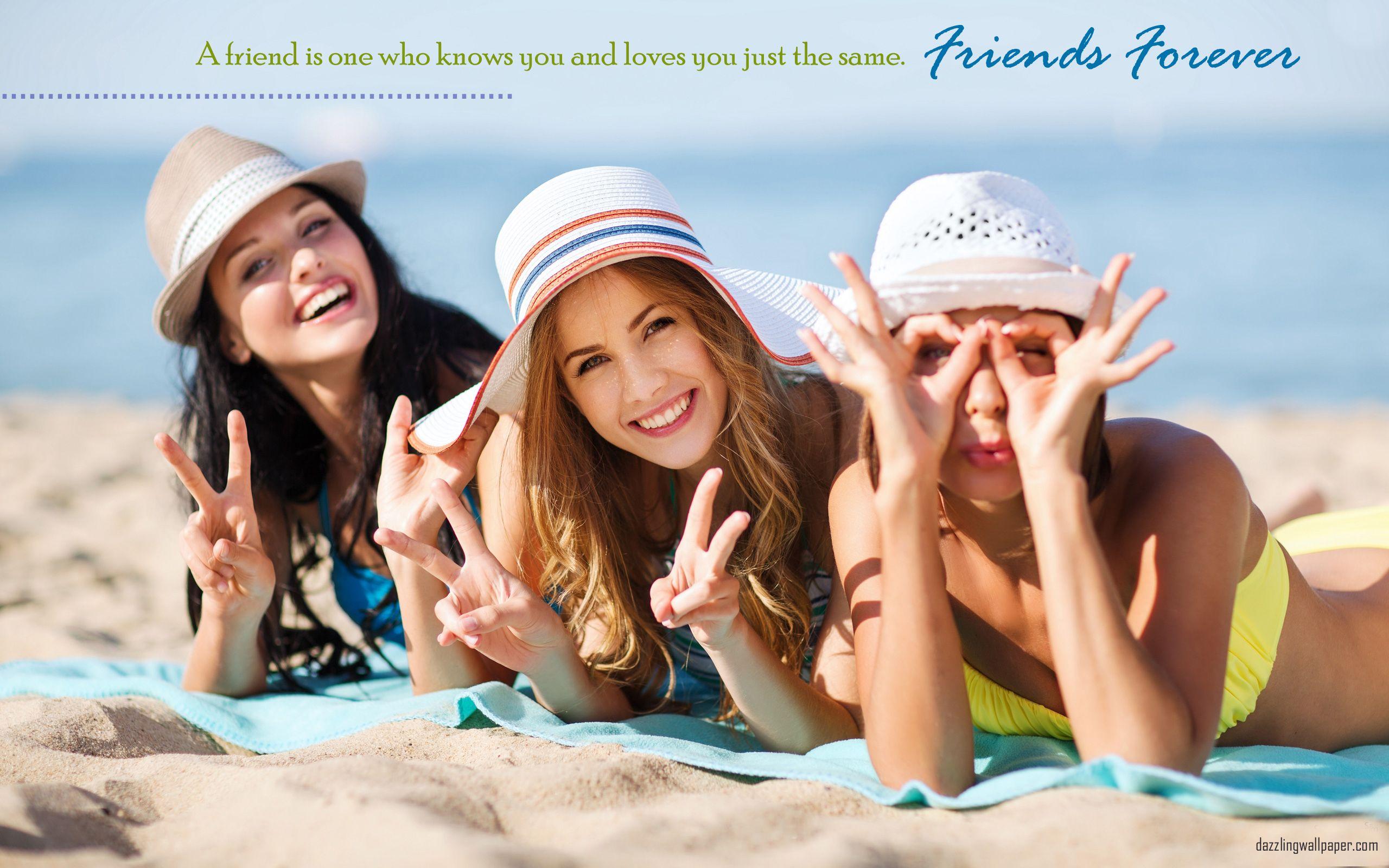 Best Friends Forever HD Wallpaper Happy, Friendship day, Friends