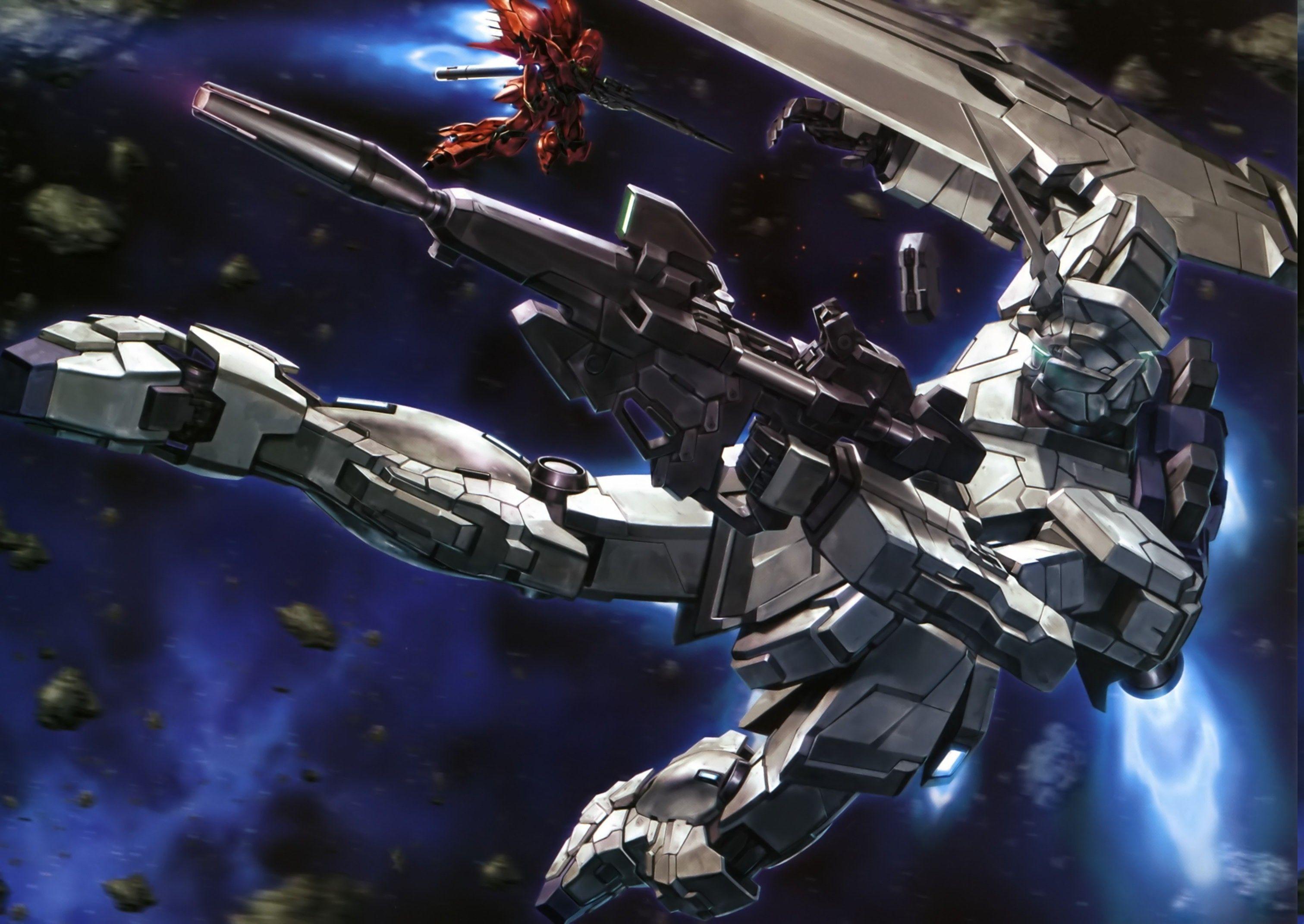 Gundam, Anime, Mobile Suit Gundam Unicorn, RX 0 Unicorn Gundam