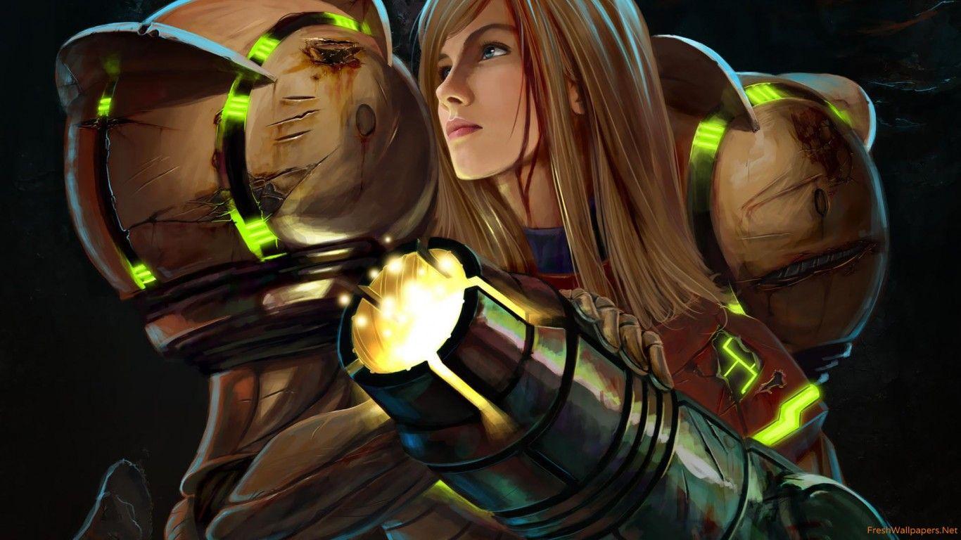 Samus Aran Prime wallpaper