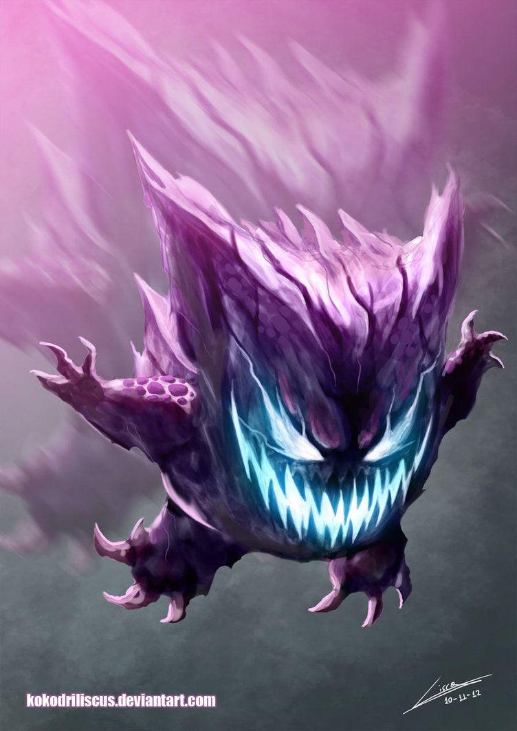 Scary Gengar By Dragolisco. Joss Picture Cam
