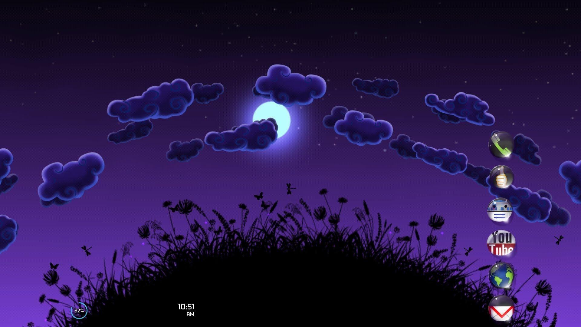 Night Nature HD Live Wallpaper FULL review