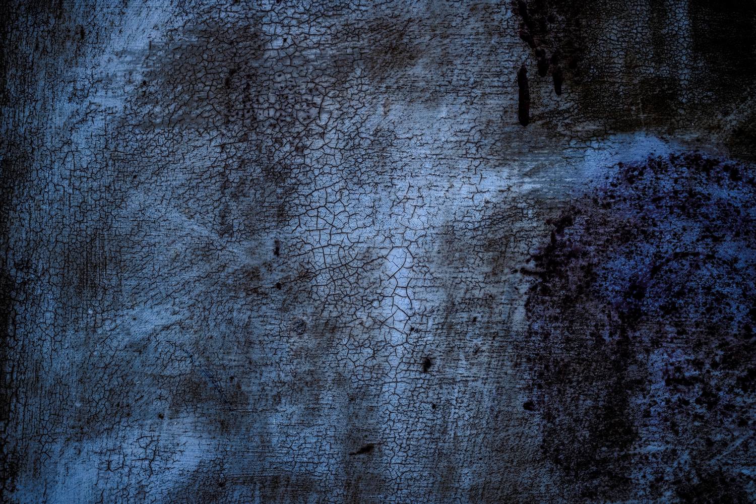 Dark Horror Blue Background