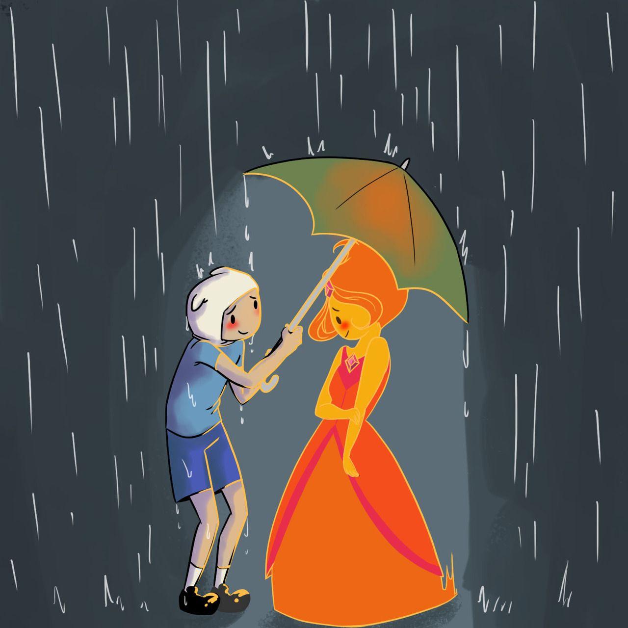 Adventure Time Couples image Finn and Flame Princess HD wallpaper