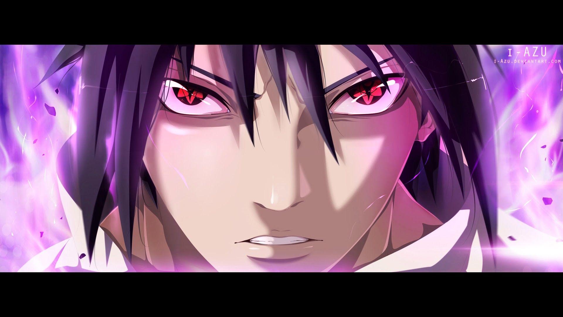 Sasuke Mangekyou Sharingan Wallpaper