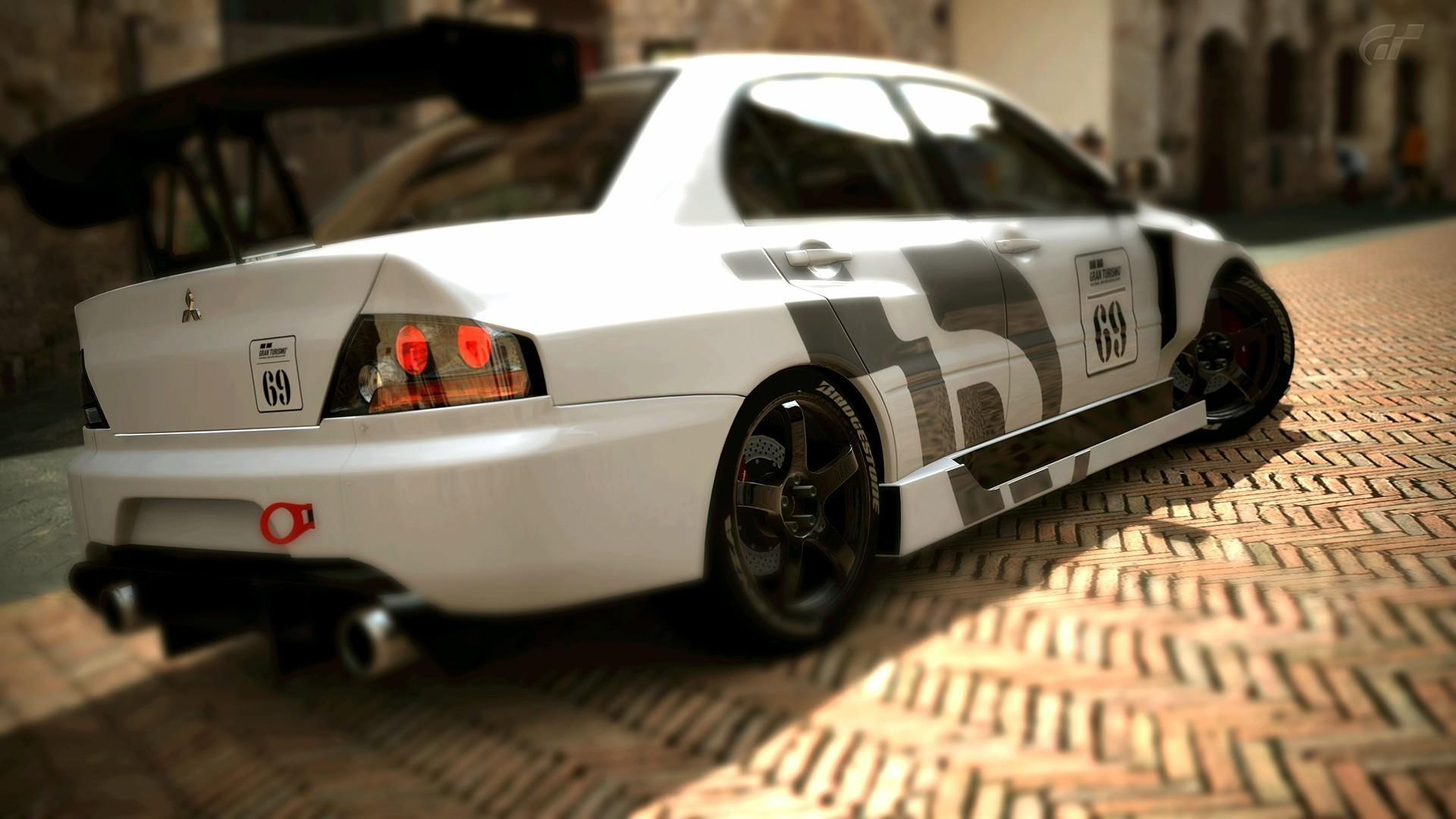 Gran turismo 5 ps3 lancer evo ix wallpaper