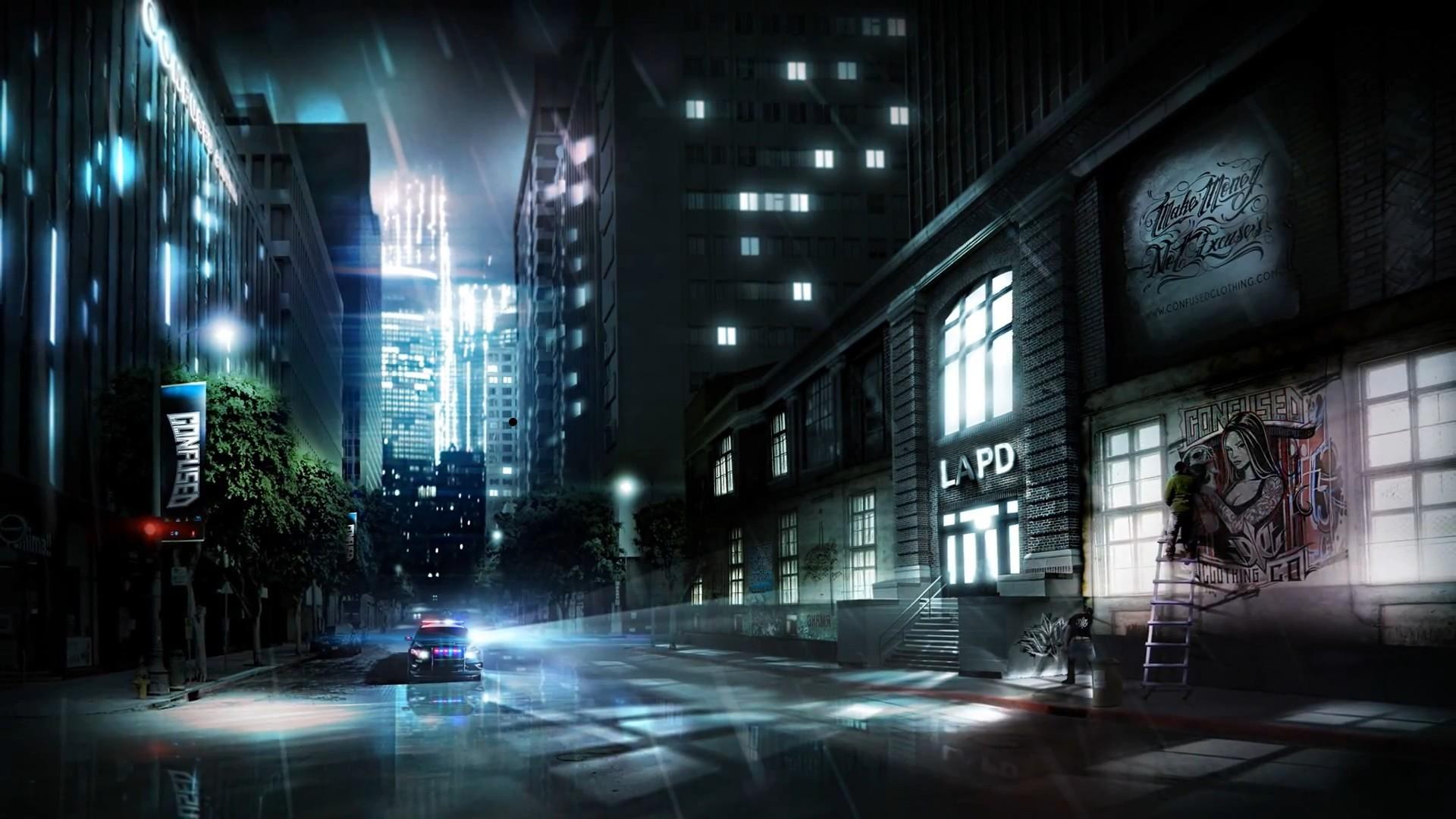 Streets alexander koshelkov lapd wallpaper