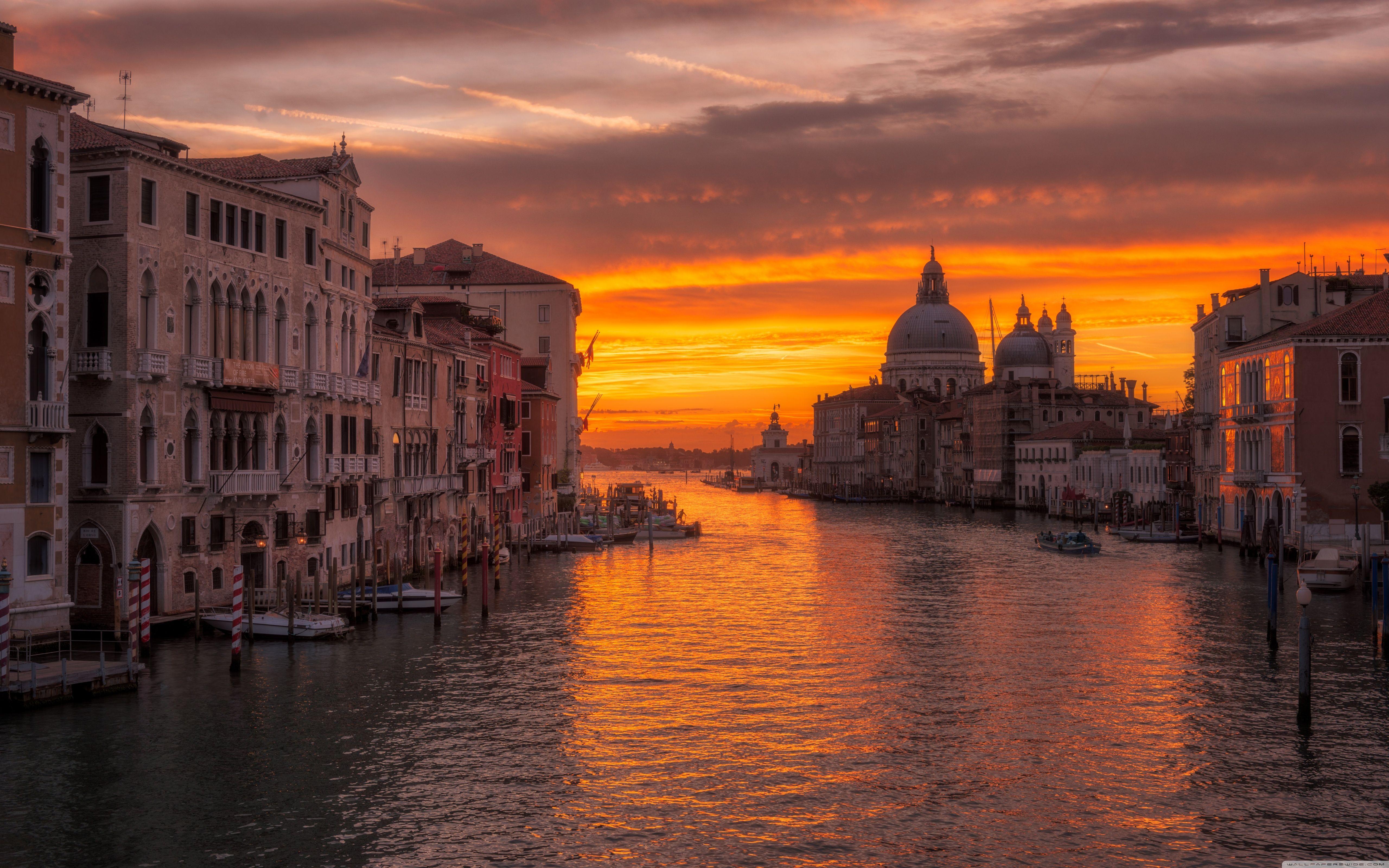 Venice Sunrise ❤ 4K HD Desktop Wallpaper for 4K Ultra HD TV • Wide