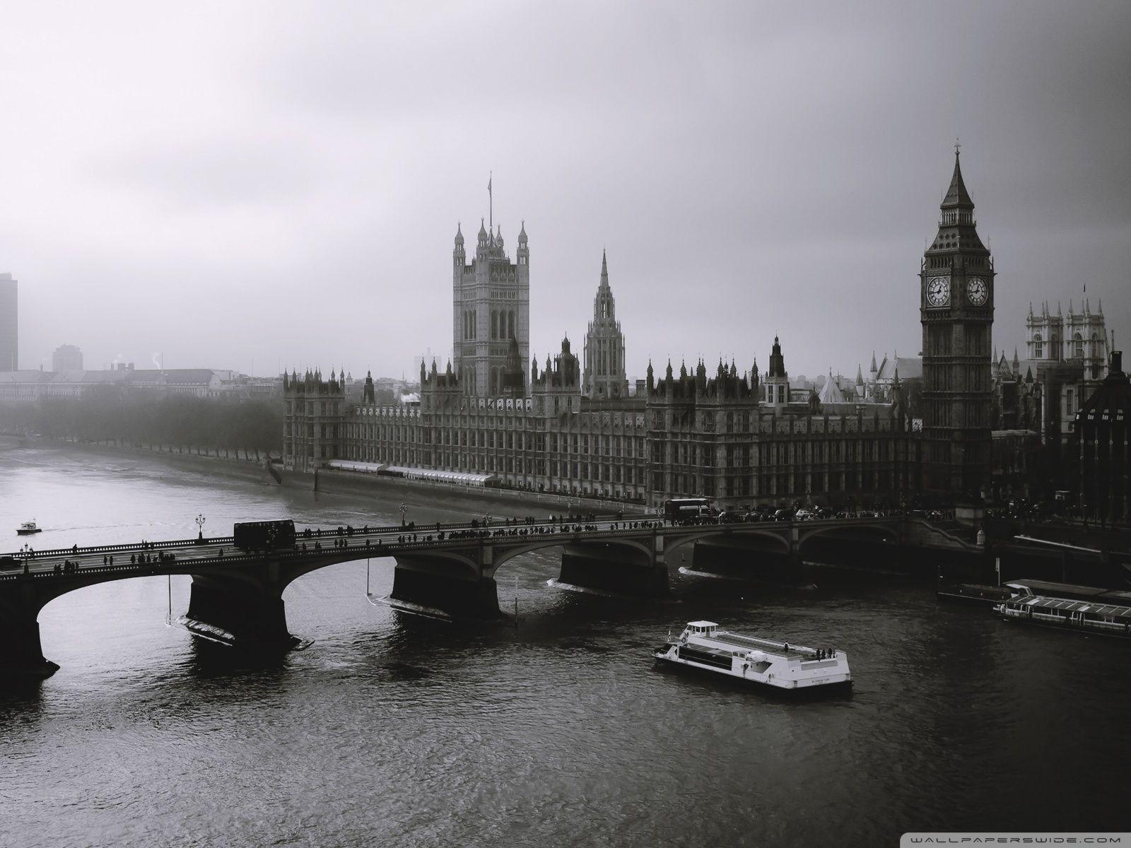 London Black And White ❤ 4K HD Desktop Wallpaper for 4K Ultra HD TV