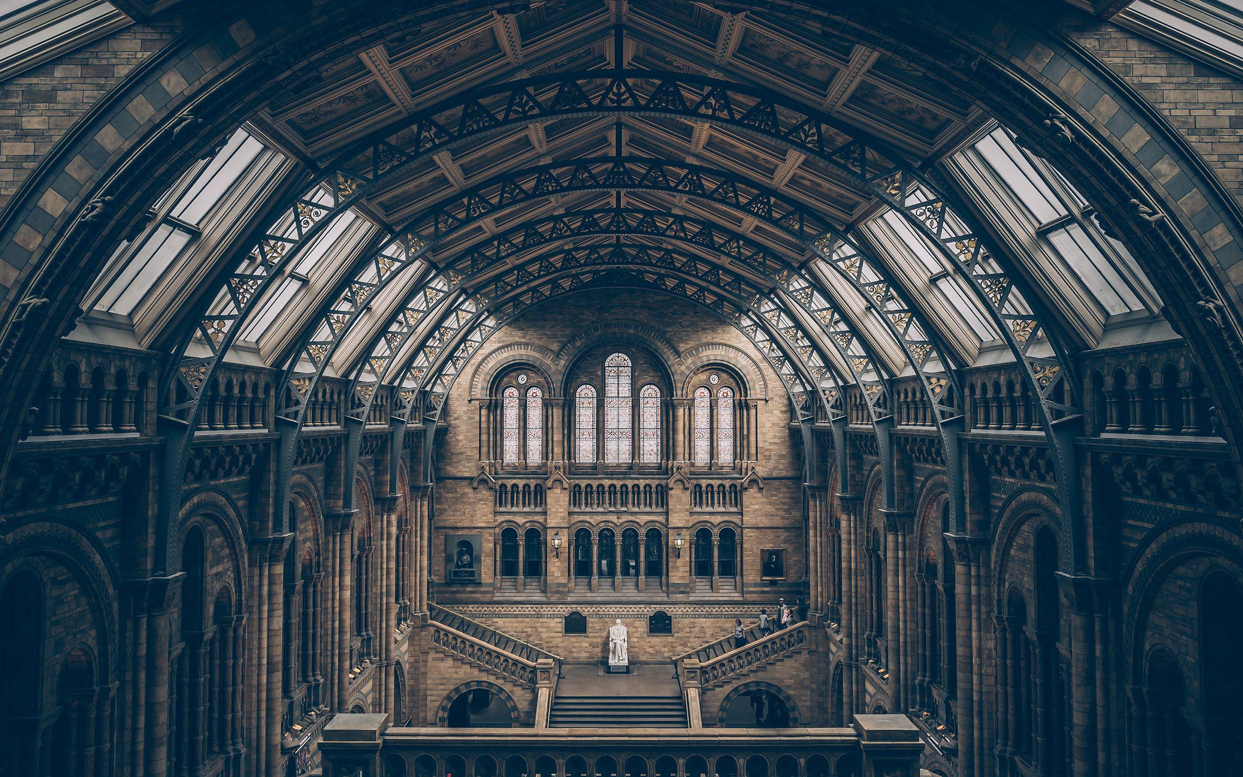 Daily Wallpaper: London Natural History Museum. I Like To Waste My Time