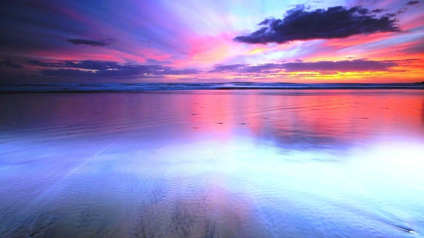 Sunsets: Seascapes Reflections Beauty Clear Cool View Colors Sundown