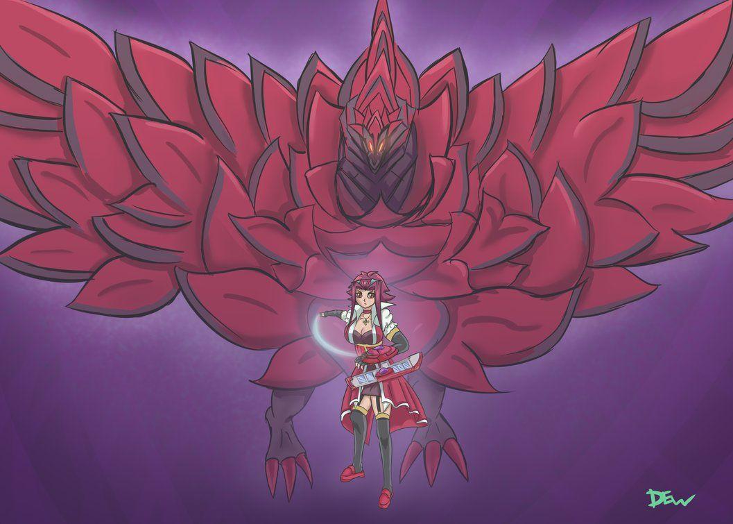 Yu Gi Oh! 5D's: Akiza Izinski W/ Black Rose Dragon By DylanHayabusa