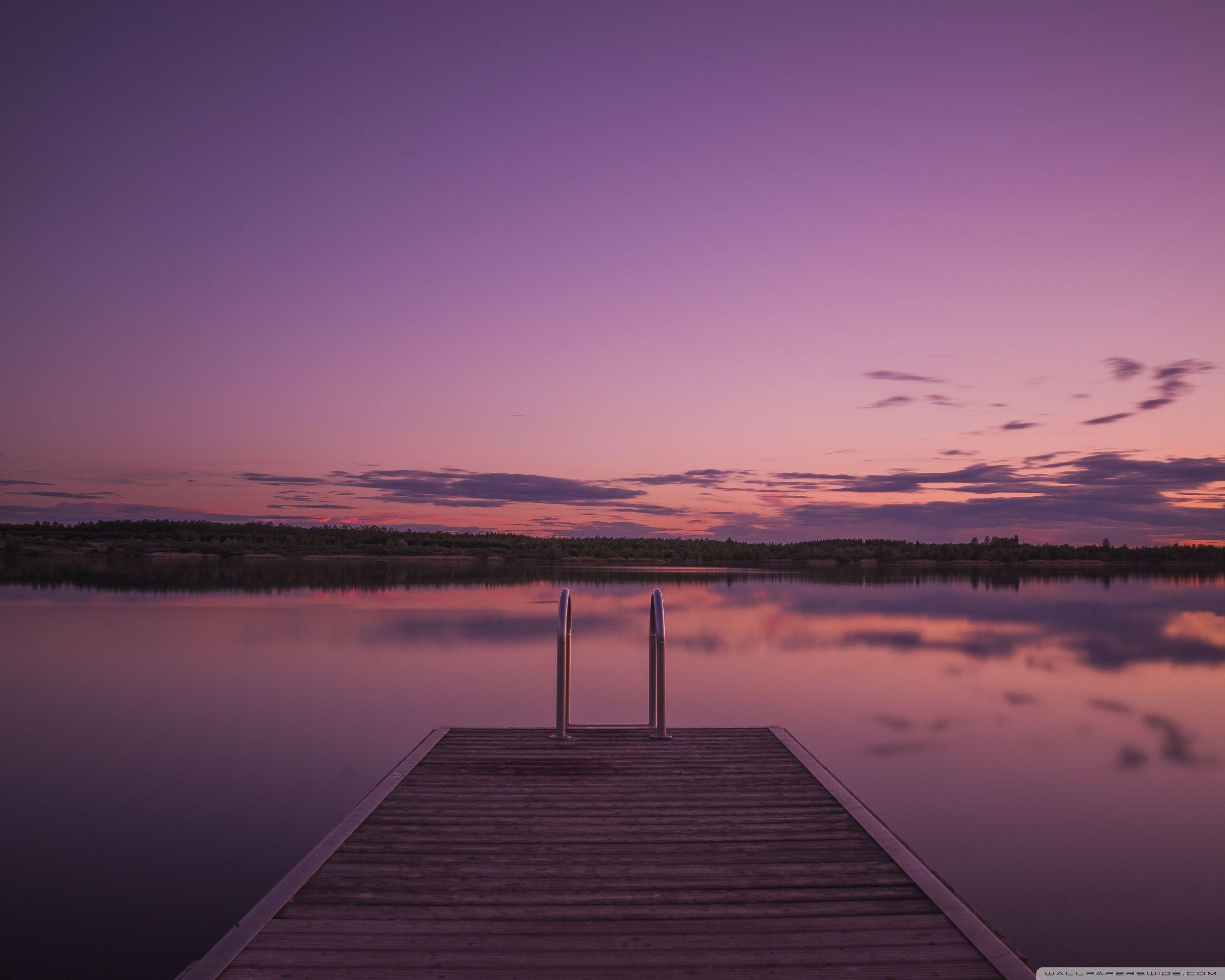 Purple Sunset ❤ 4K HD Desktop Wallpaper for 4K Ultra HD TV • Wide