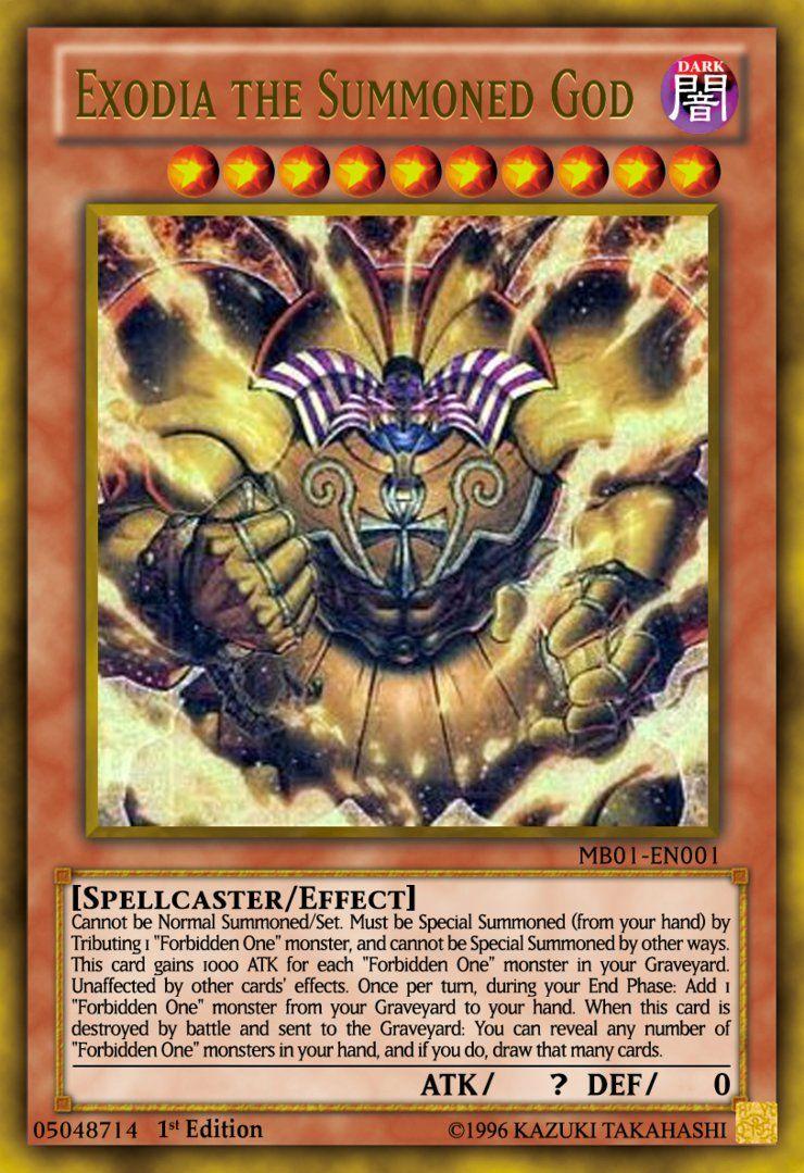 Exodia the Summoned God Yugioh OCG