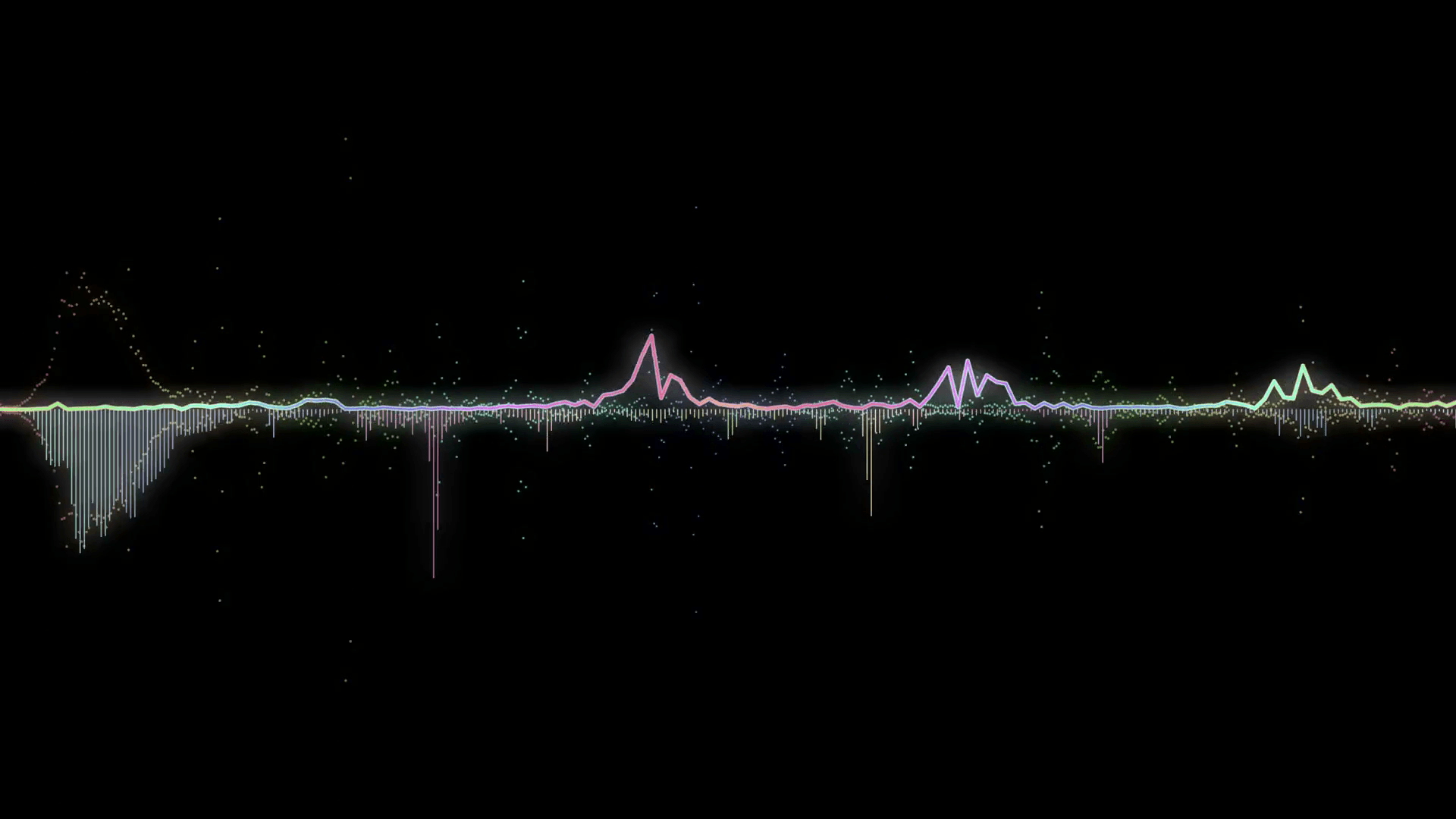 Colorful sound waves. Good background for audio concepts Motion