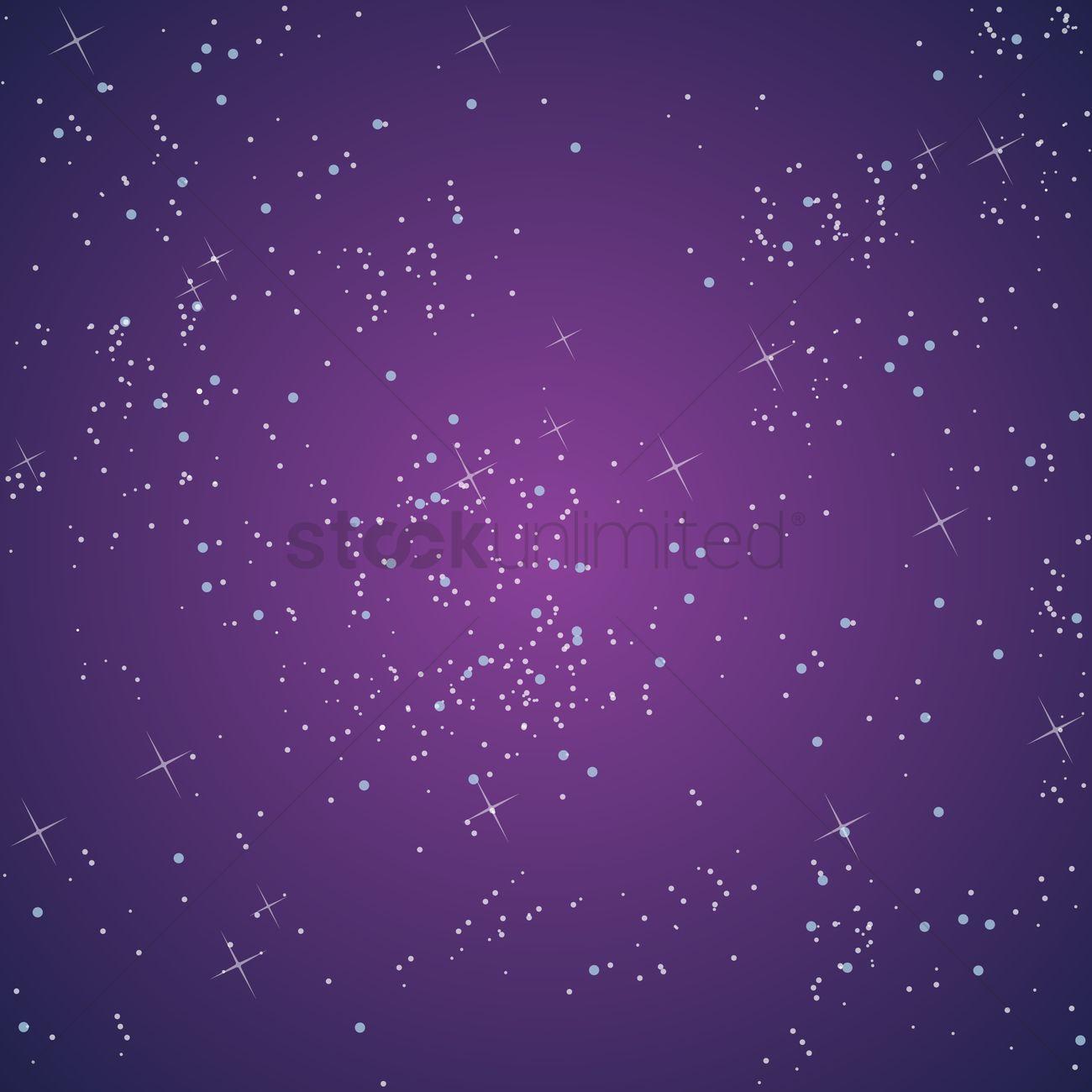 Galaxy sky background Vector Image