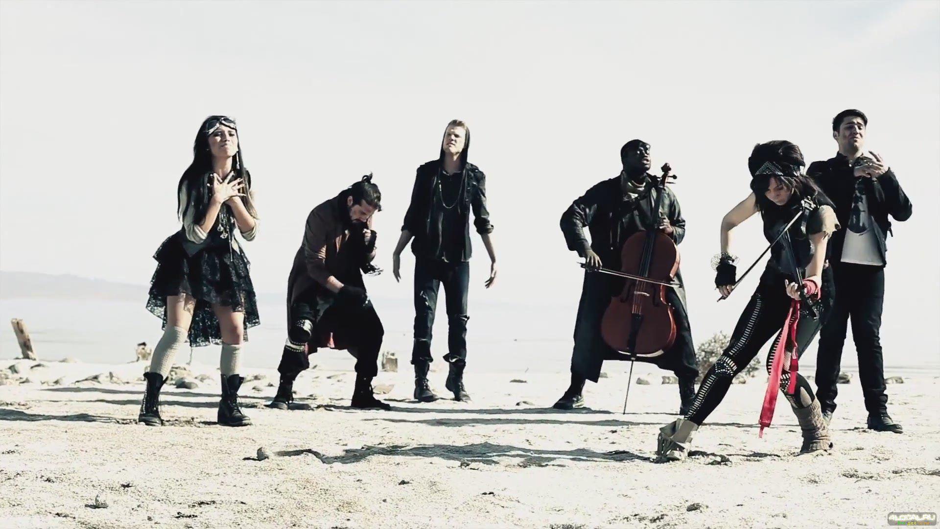 Imagine Dragons, the concert in the desert Desktop wallpaper 1920x1080