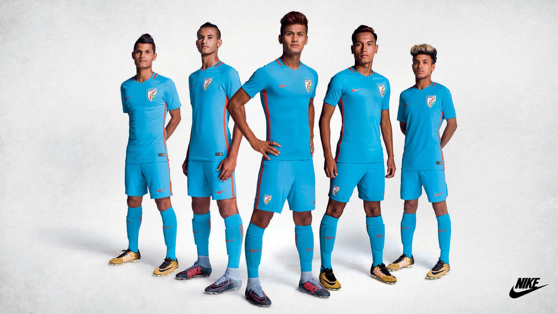Nike Wallpaper with Indian New Football Kit Sets Blue Tigers. HD