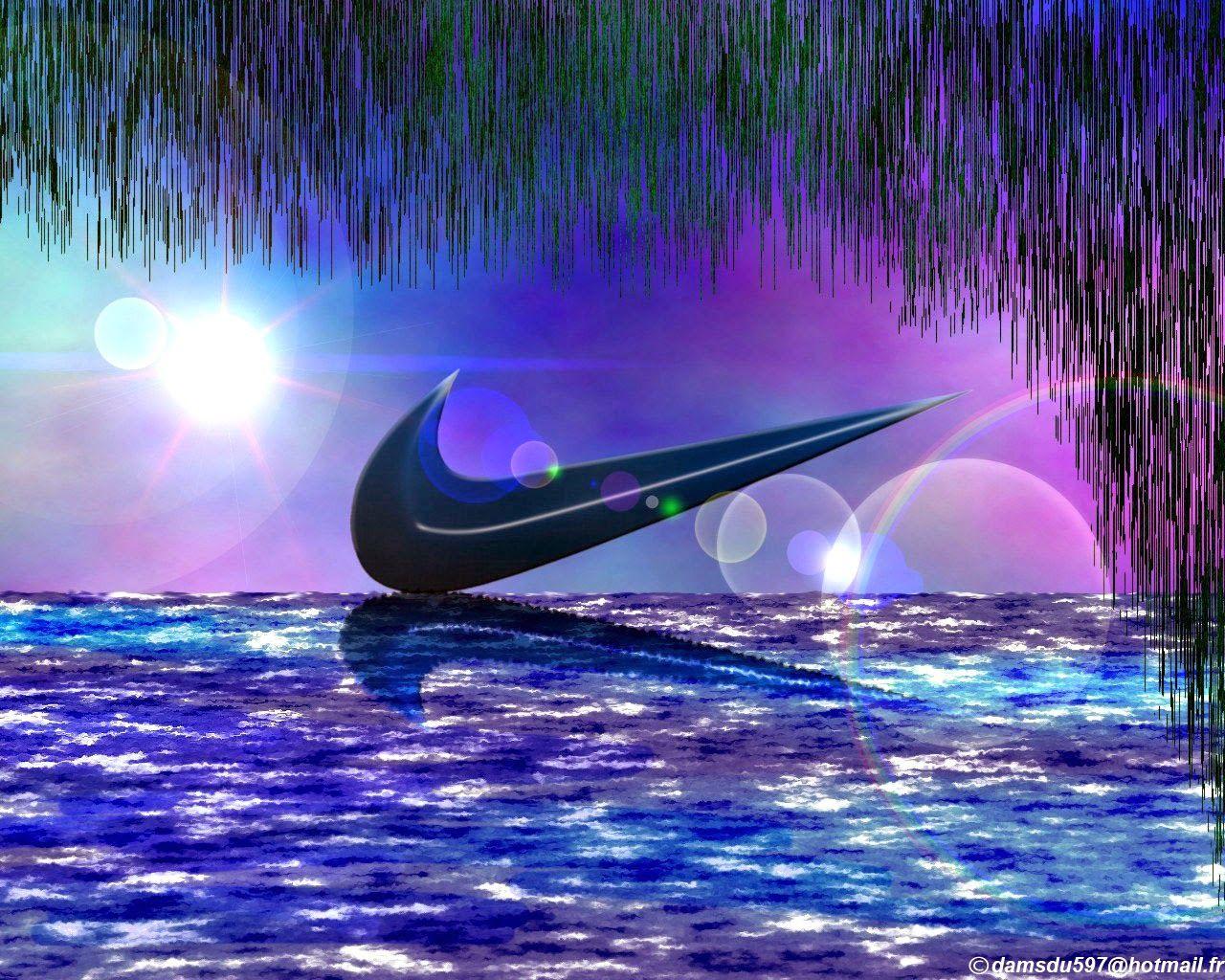 Blue Nike Wallpaper