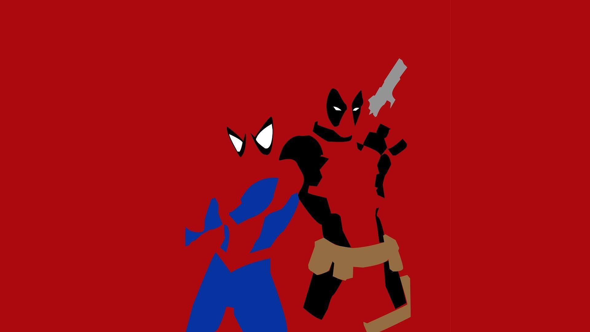 Deadpool and Spiderman Wallpaper